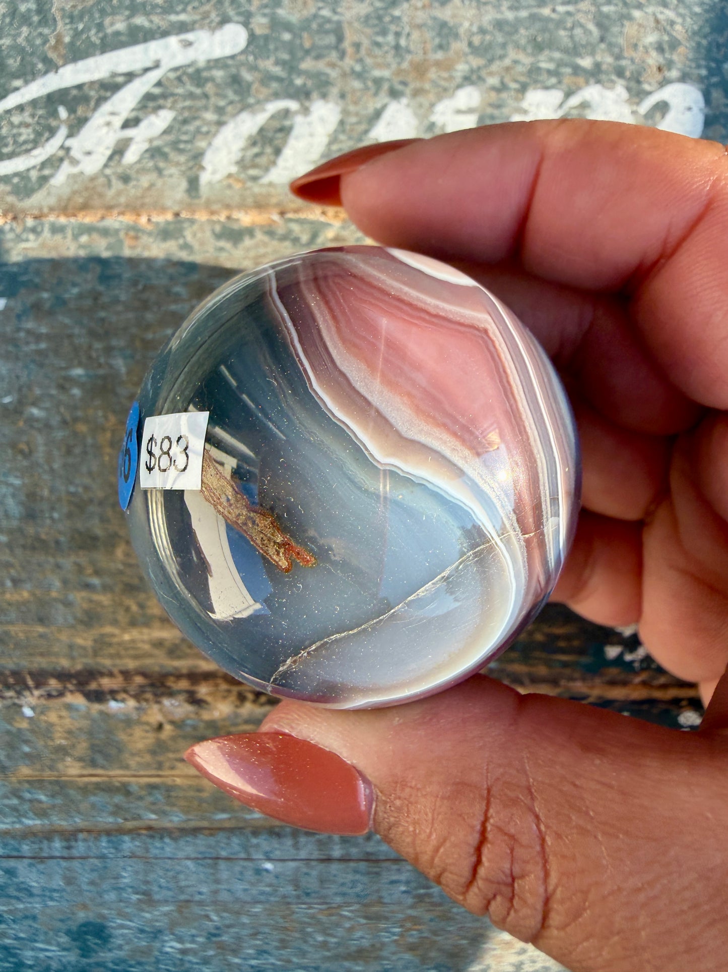 Gorgeous Swazi Agate Sphere | Opt 56