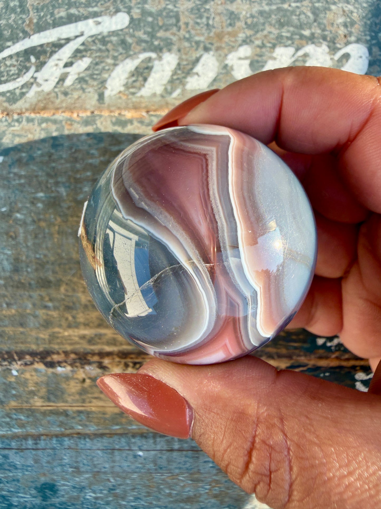 Gorgeous Swazi Agate Sphere | Opt 56