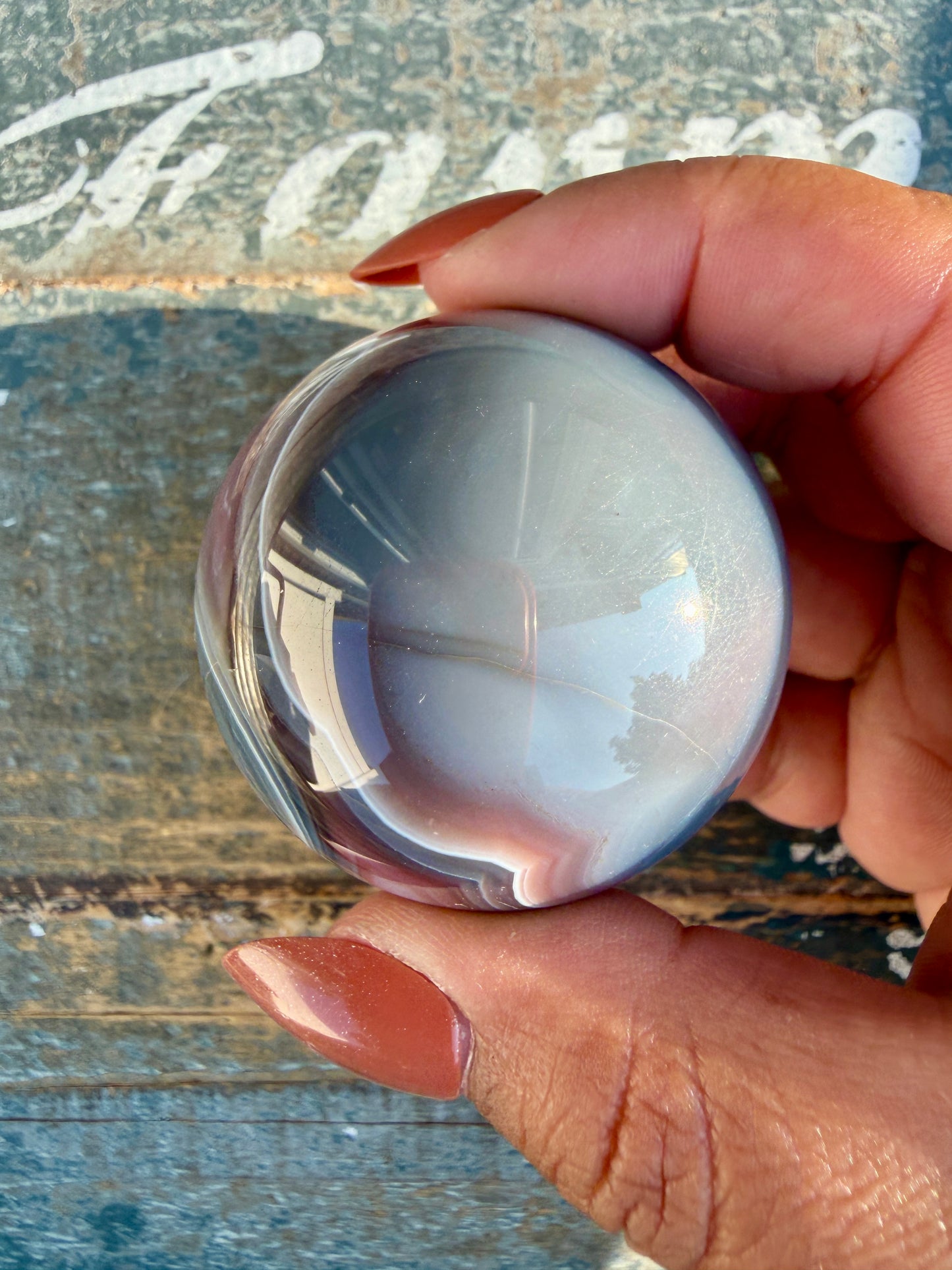 Gorgeous Swazi Agate Sphere | Opt 56