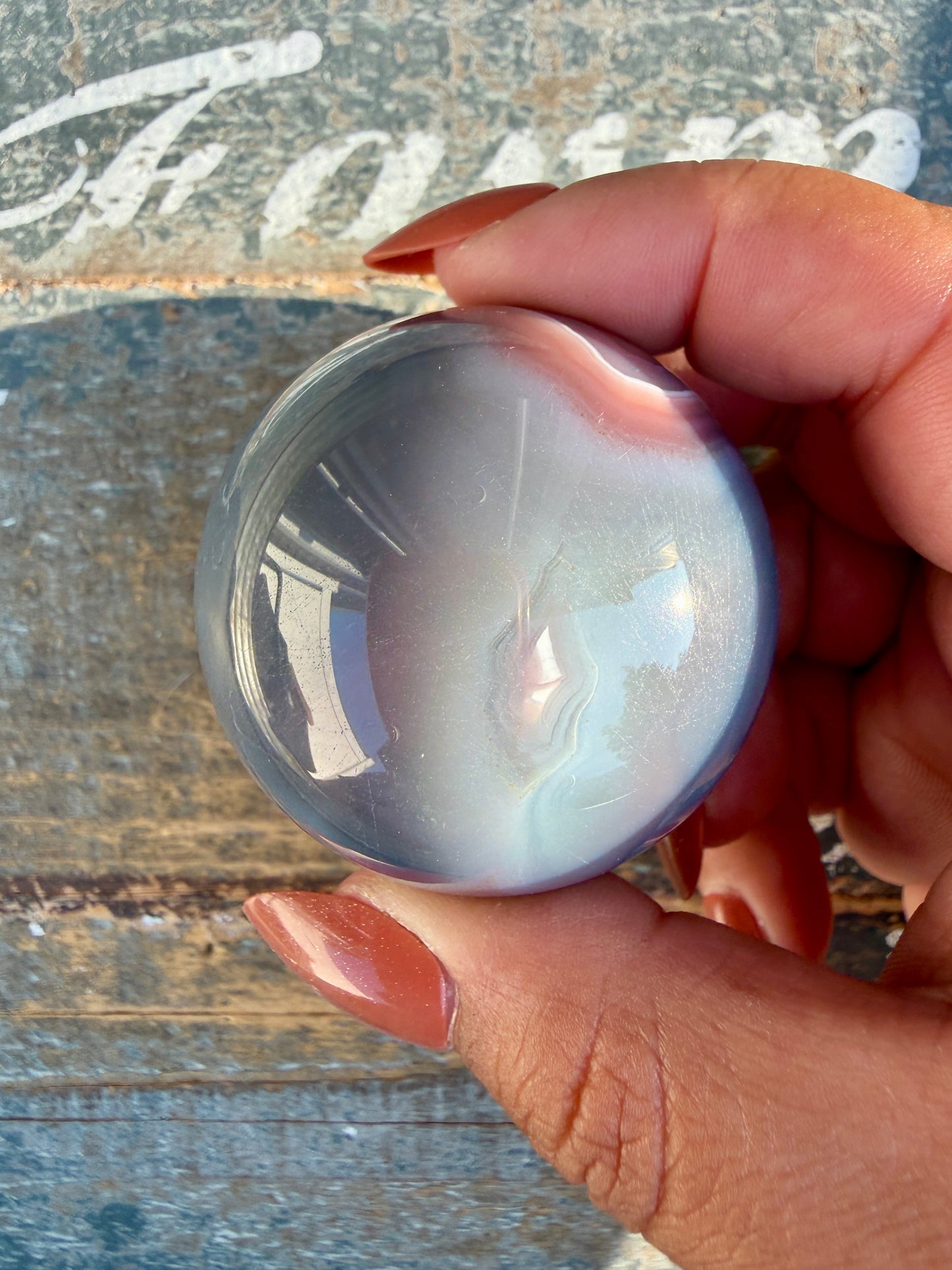 Gorgeous Swazi Agate Sphere | Opt 56