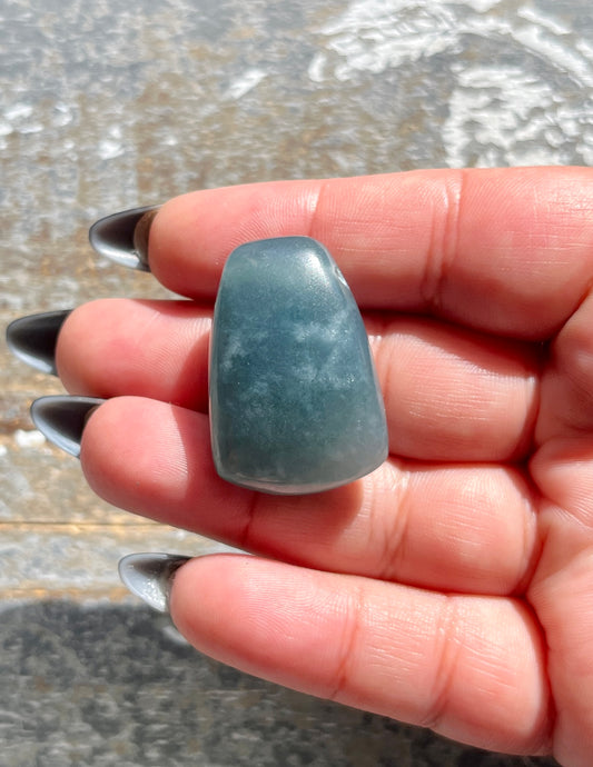 Gorgeous Guatemalan Jade Hand Carved Large Polished Bead  *Tucson Gem Show Exclusive*