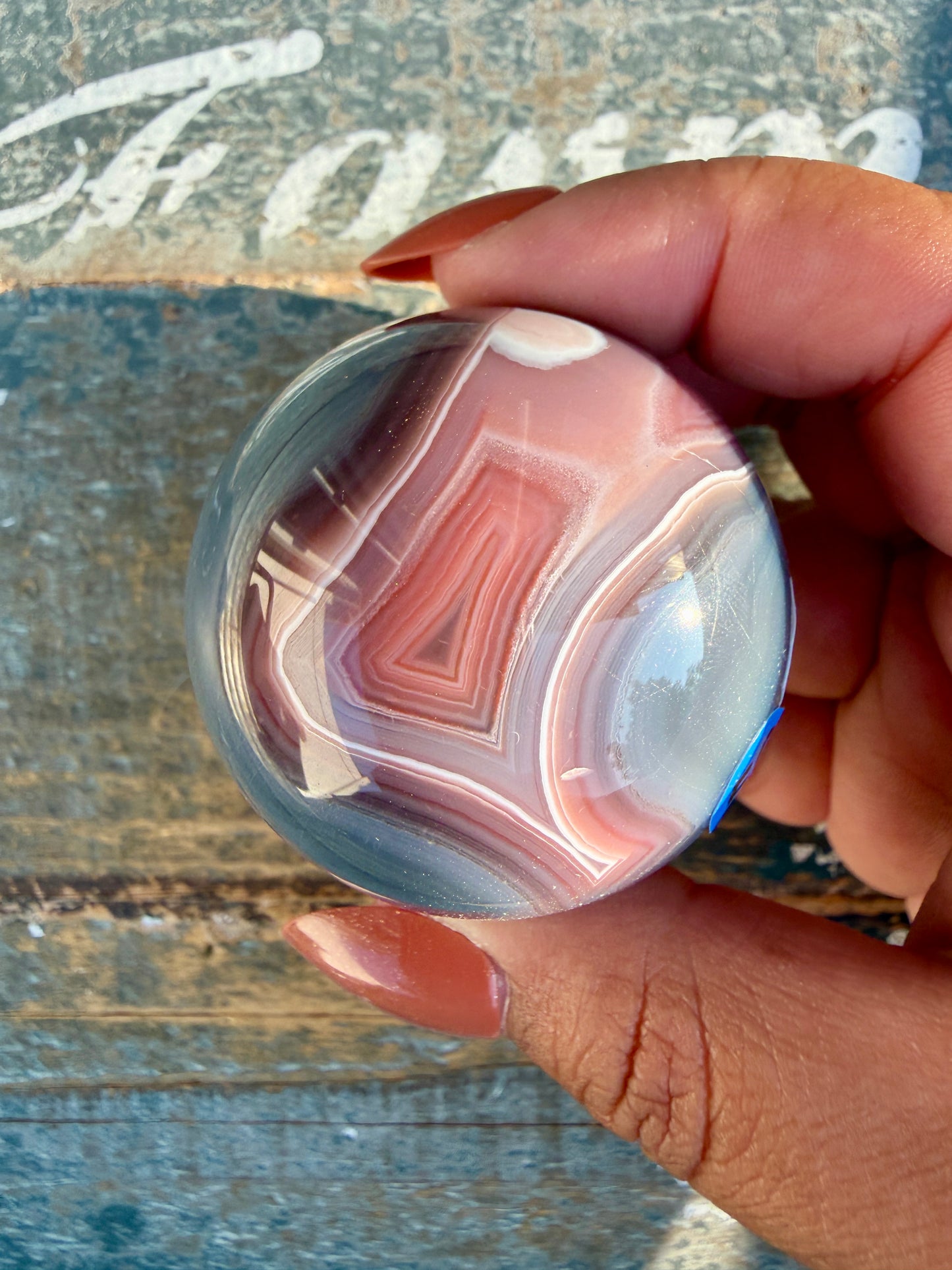 Gorgeous Swazi Agate Sphere | Opt 56