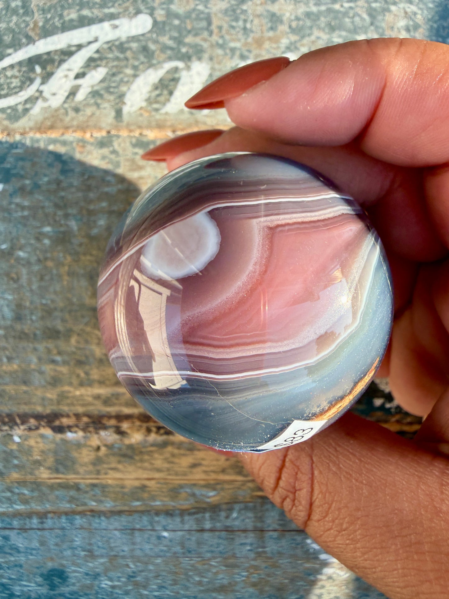 Gorgeous Swazi Agate Sphere | Opt 56