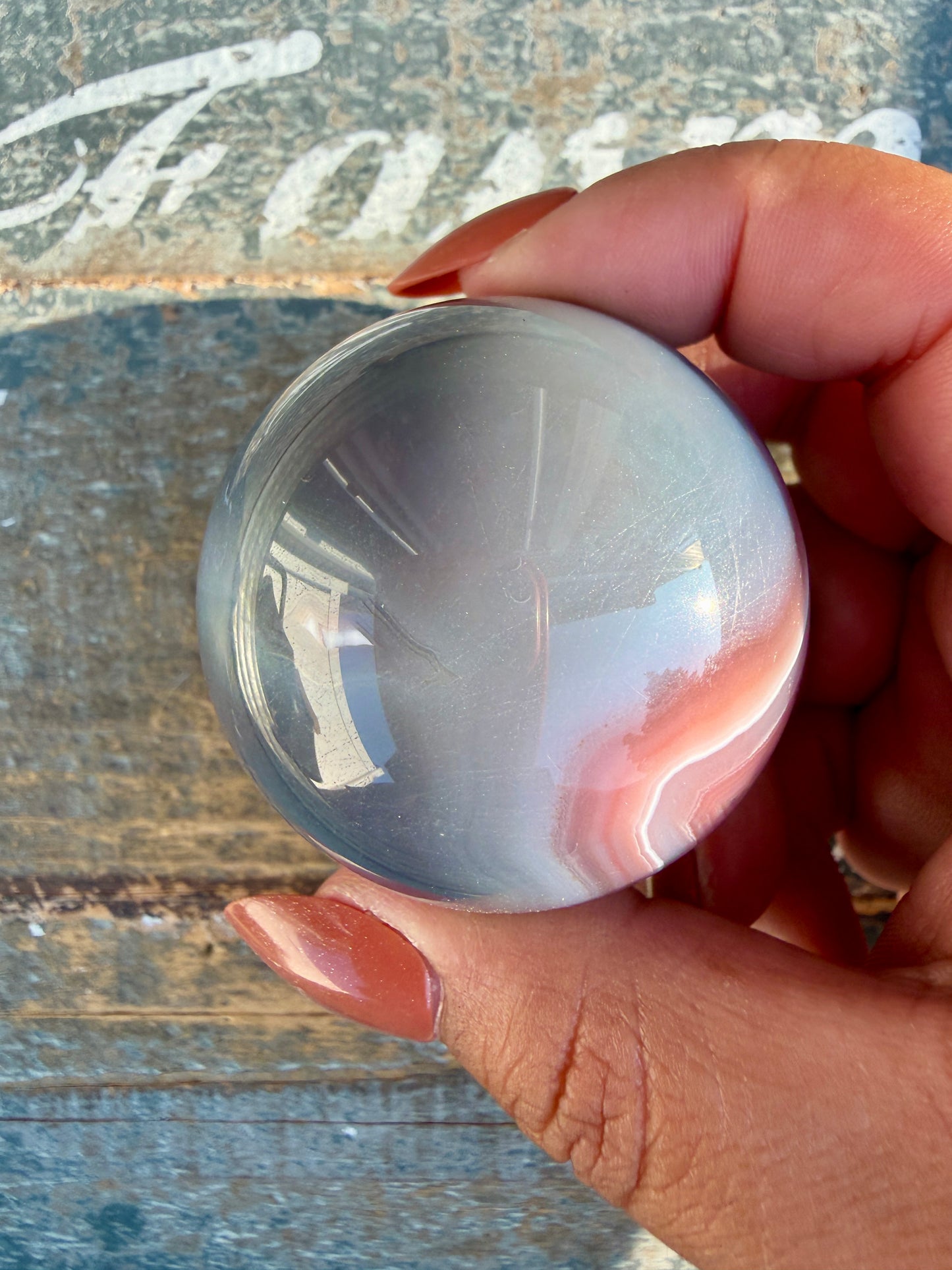 Gorgeous Swazi Agate Sphere | Opt 56