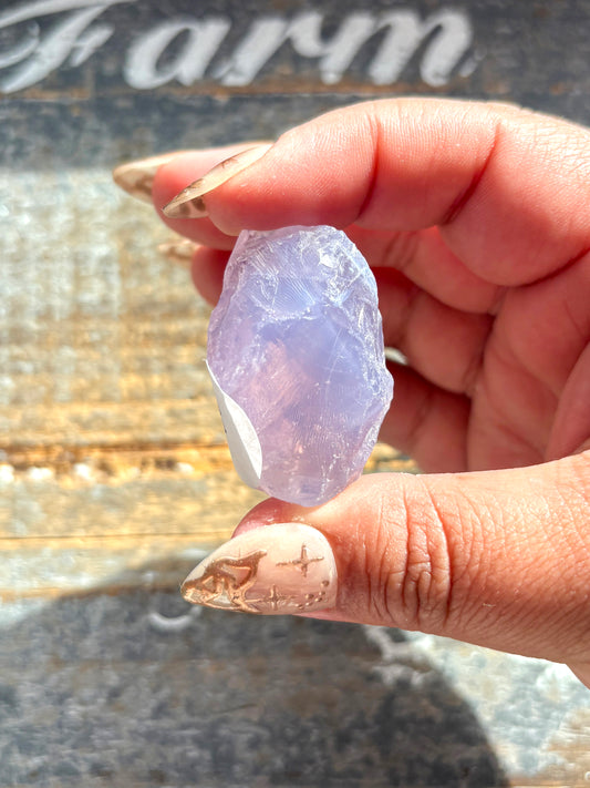 Gorgeous Lavender Moon Quartz Raw Piece (Grade A) from Brazil | B