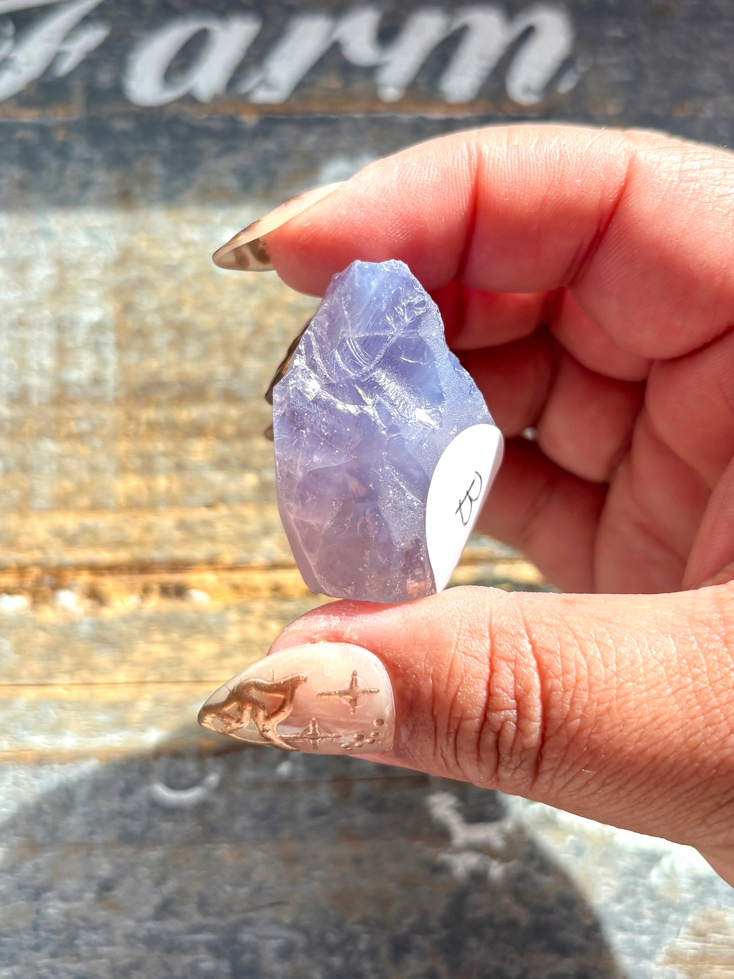 Gorgeous Lavender Moon Quartz Raw Piece (Grade A) from Brazil | B