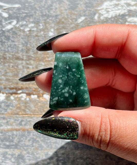 Gorgeous Guatemalan Jade Hand Carved Large Polished Bead  *Tucson Gem Show Exclusive*