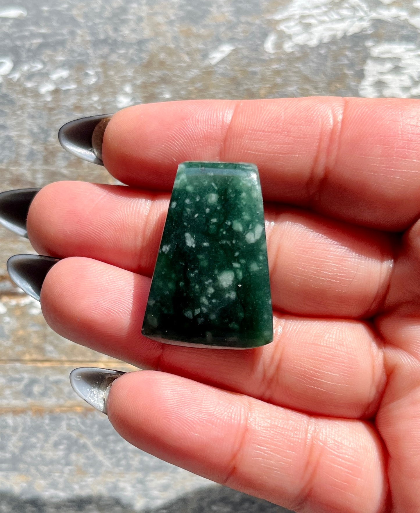 Gorgeous Guatemalan Jade Hand Carved Large Polished Bead  *Tucson Gem Show Exclusive*