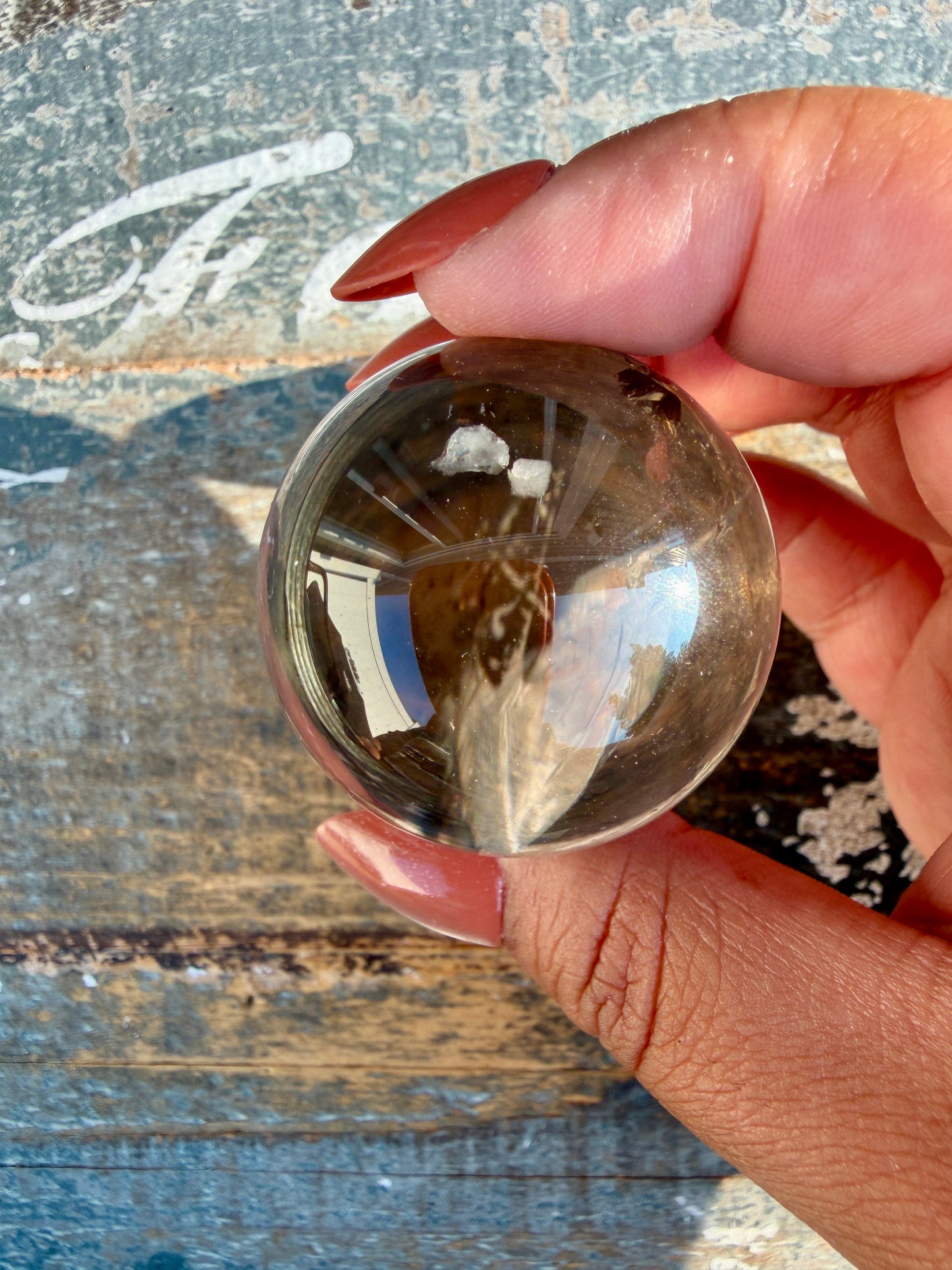 Gorgeous Smokey Quartz Sphere | Opt E