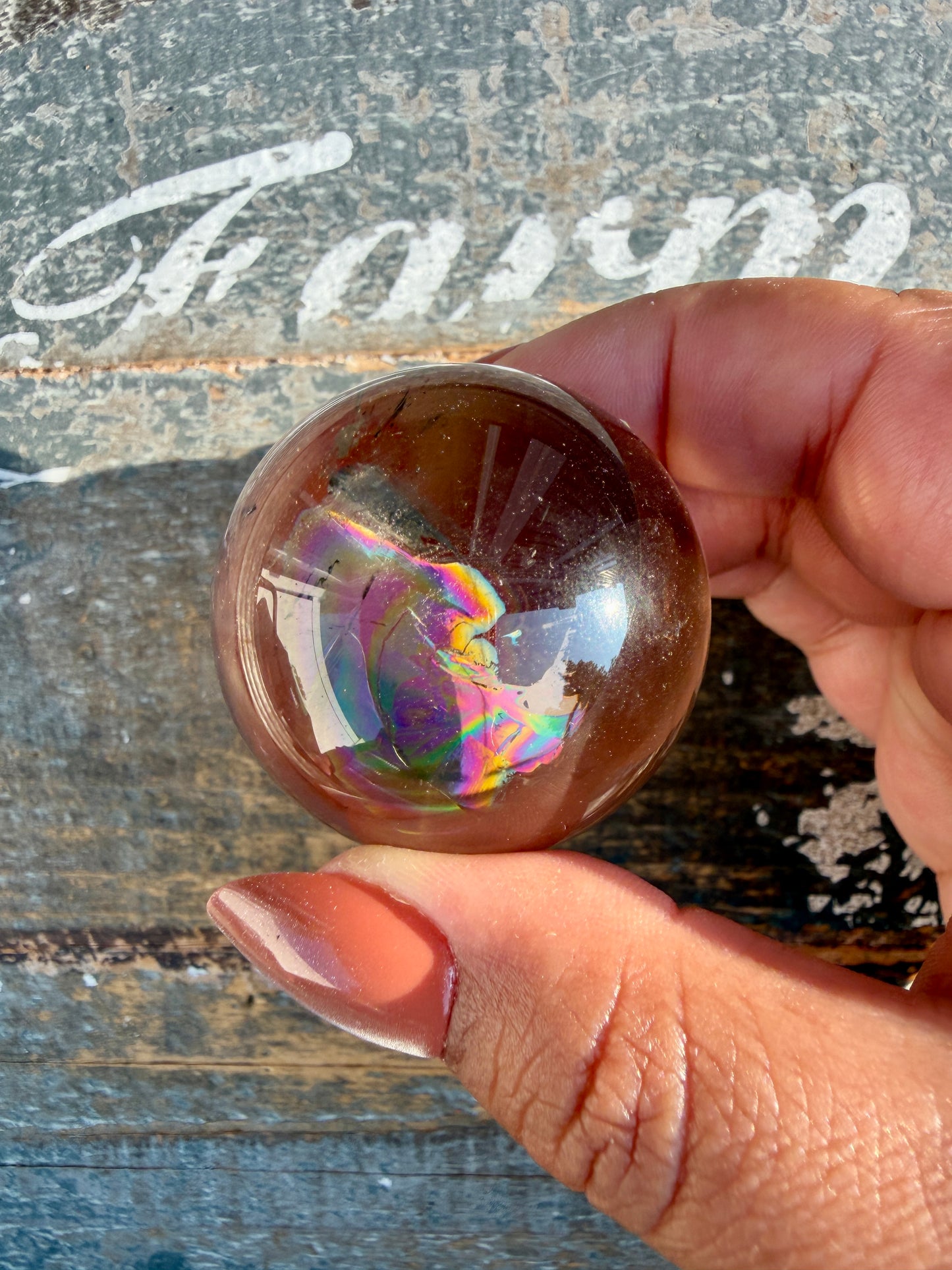 Gorgeous Smokey Quartz Sphere | Opt E