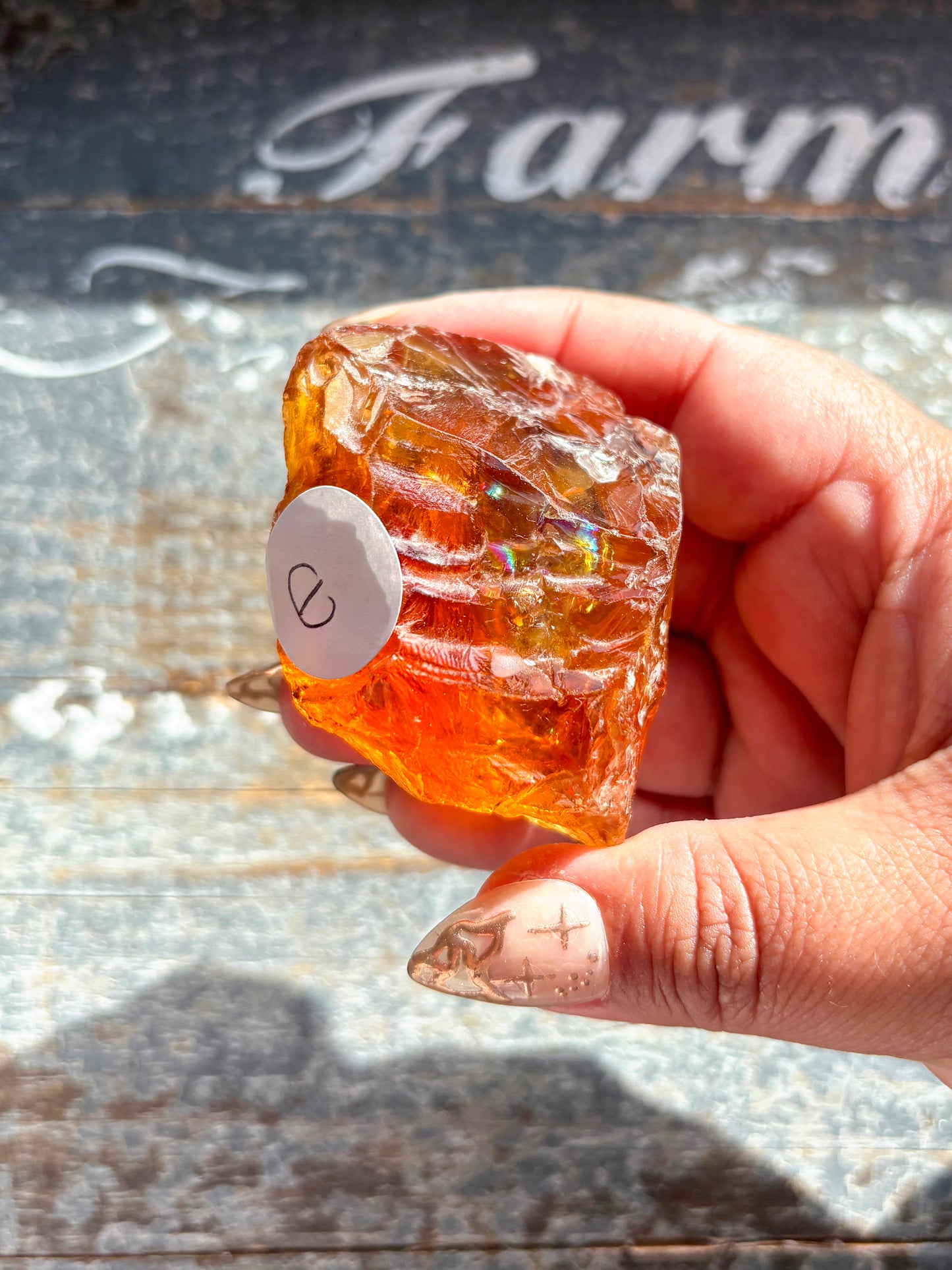 Gorgeous Gem Grade Orange Citrine Quartz from Brazil | E