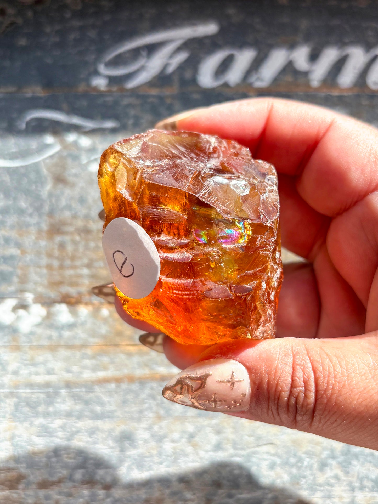 Gorgeous Gem Grade Orange Citrine Quartz from Brazil | E