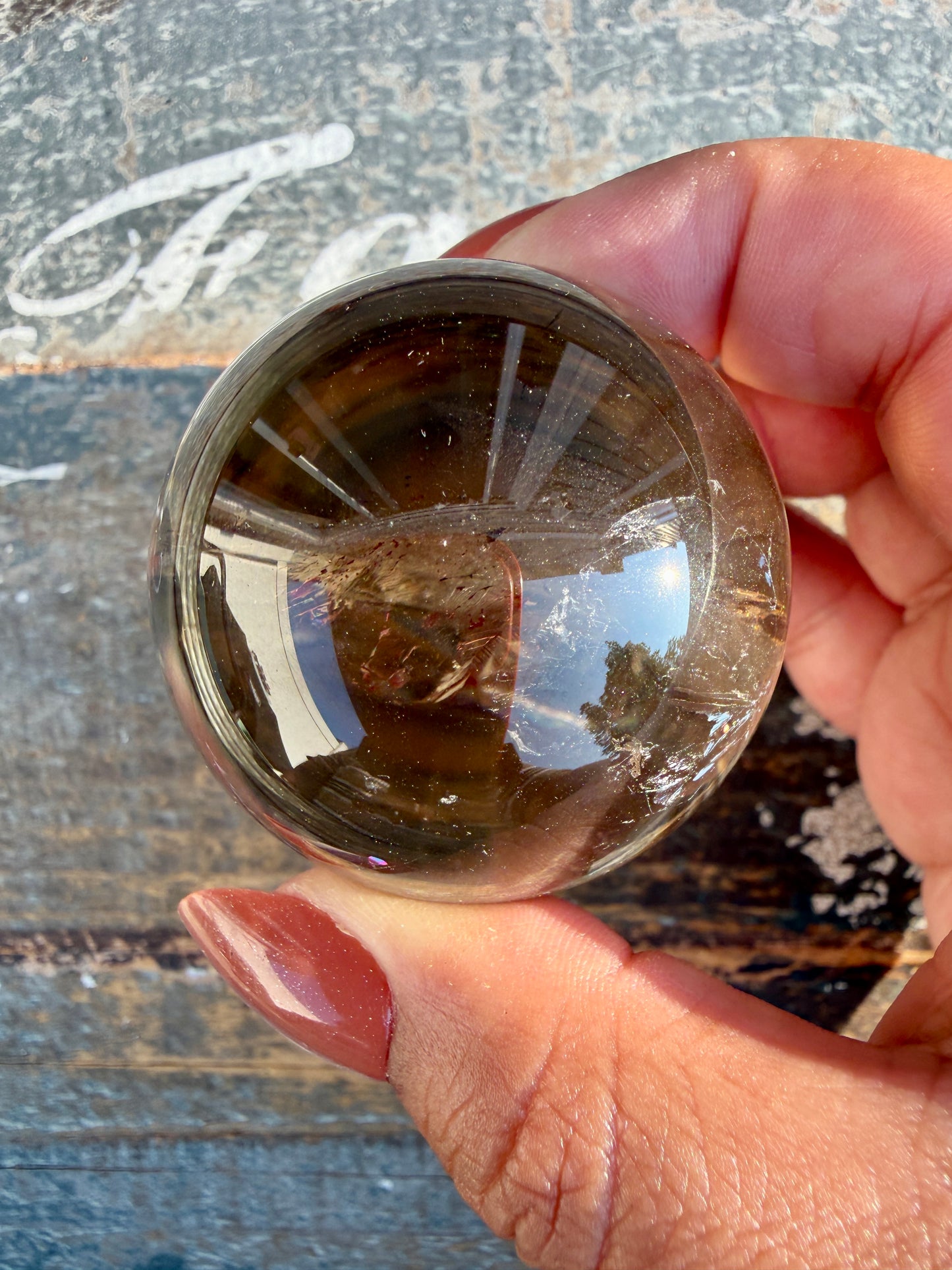 Gorgeous Smokey Quartz Sphere | Opt B