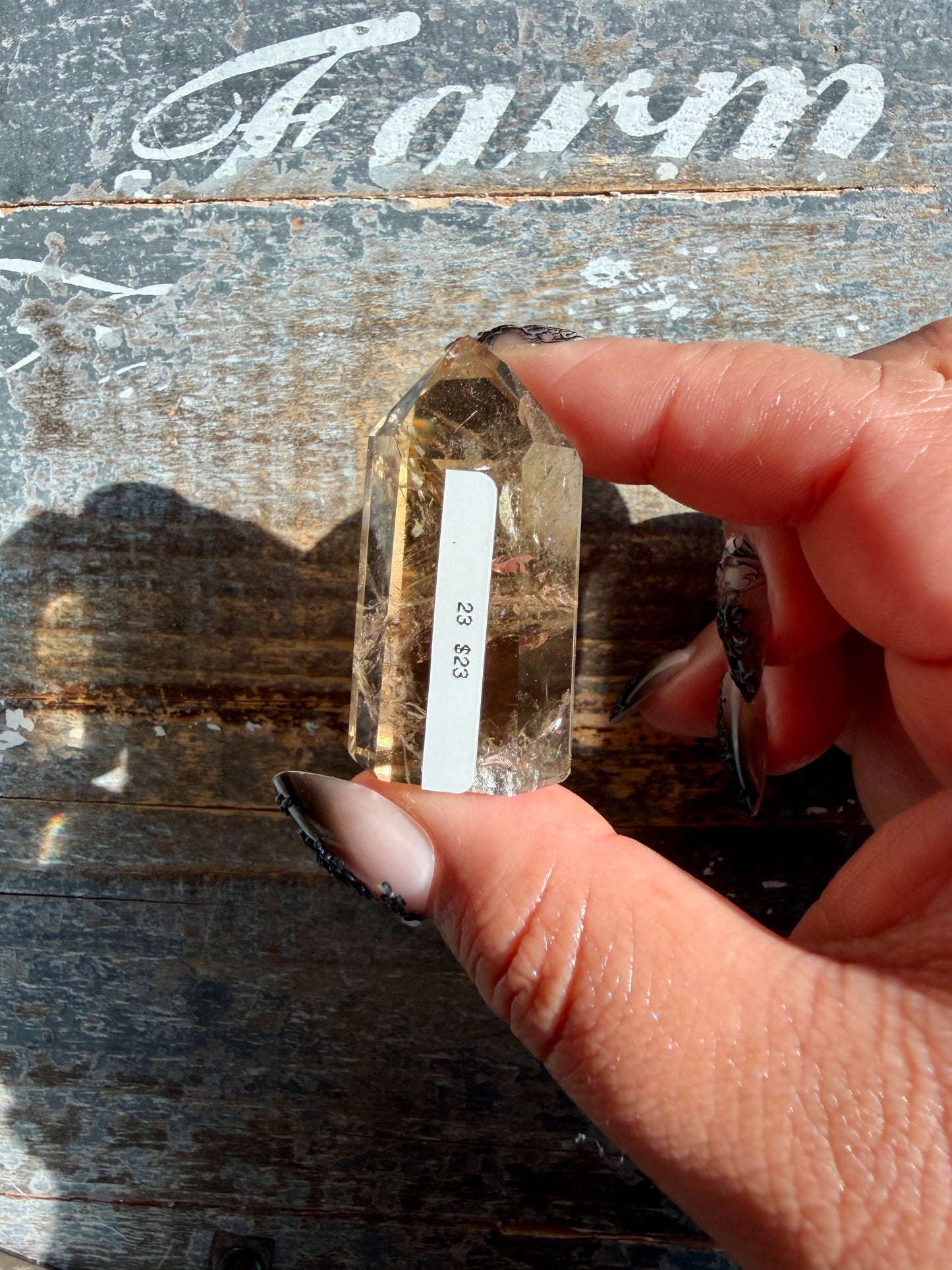 Gorgeous Authentic Natural Citrine Tower from Brazil | Opt 23