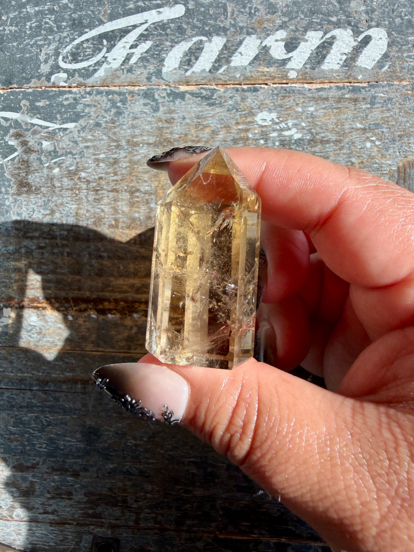 Gorgeous Authentic Natural Citrine Tower from Brazil | Opt 23