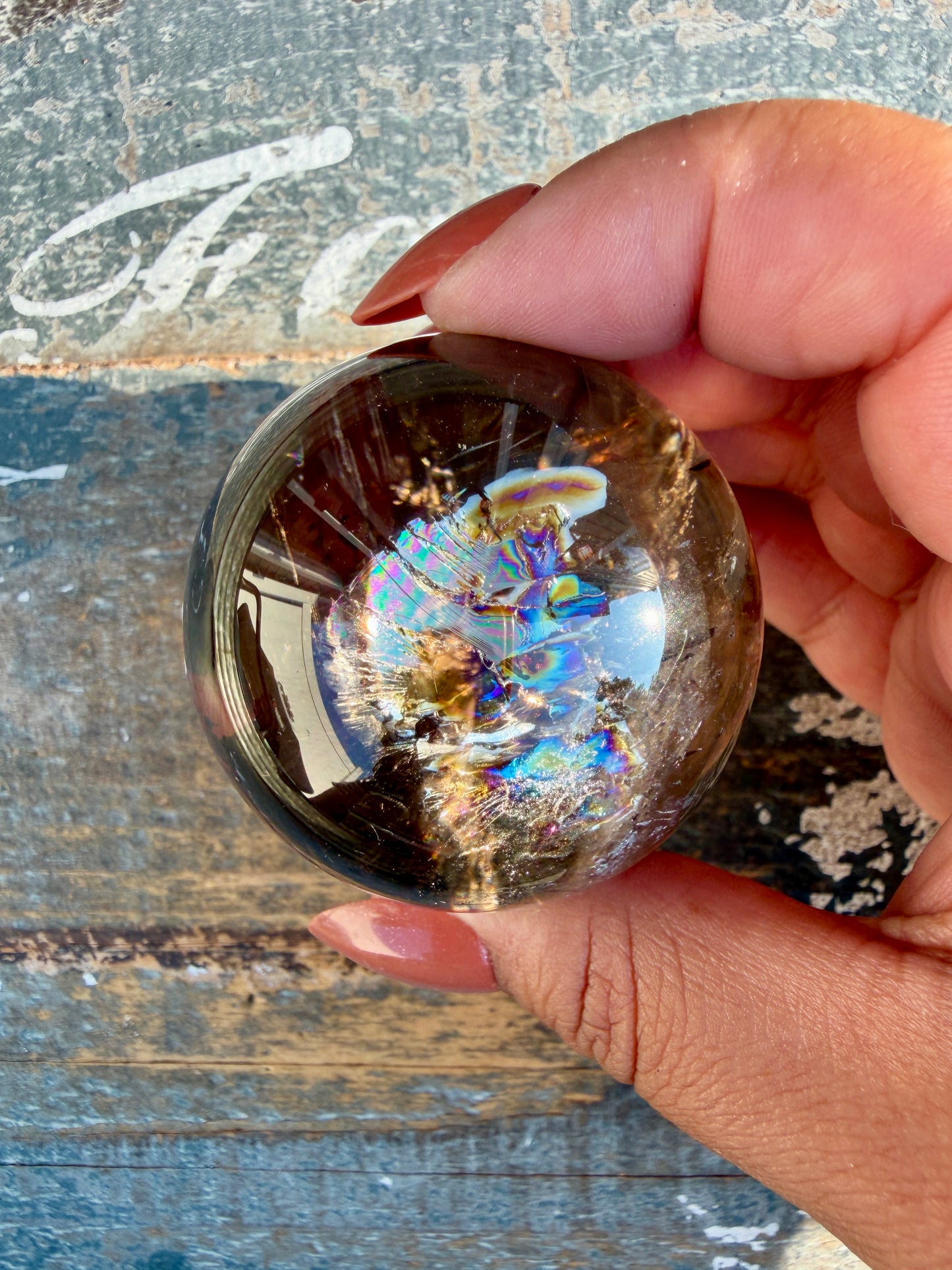 Gorgeous Smokey Quartz Sphere | Opt A