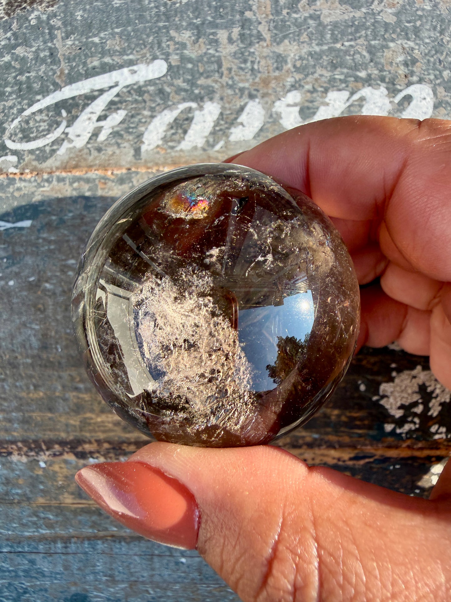 Gorgeous Smokey Quartz Sphere | Opt A