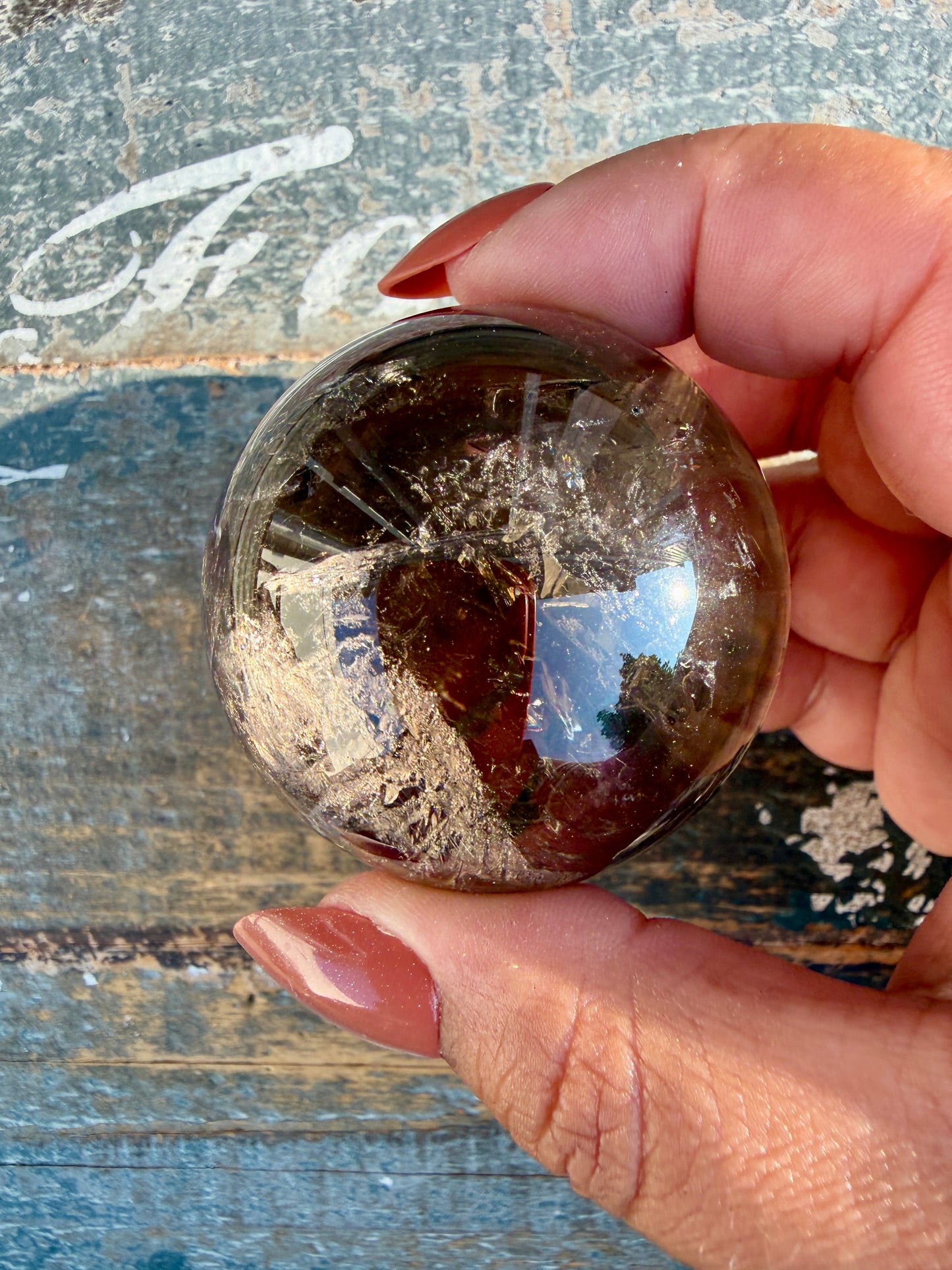 Gorgeous Smokey Quartz Sphere | Opt A