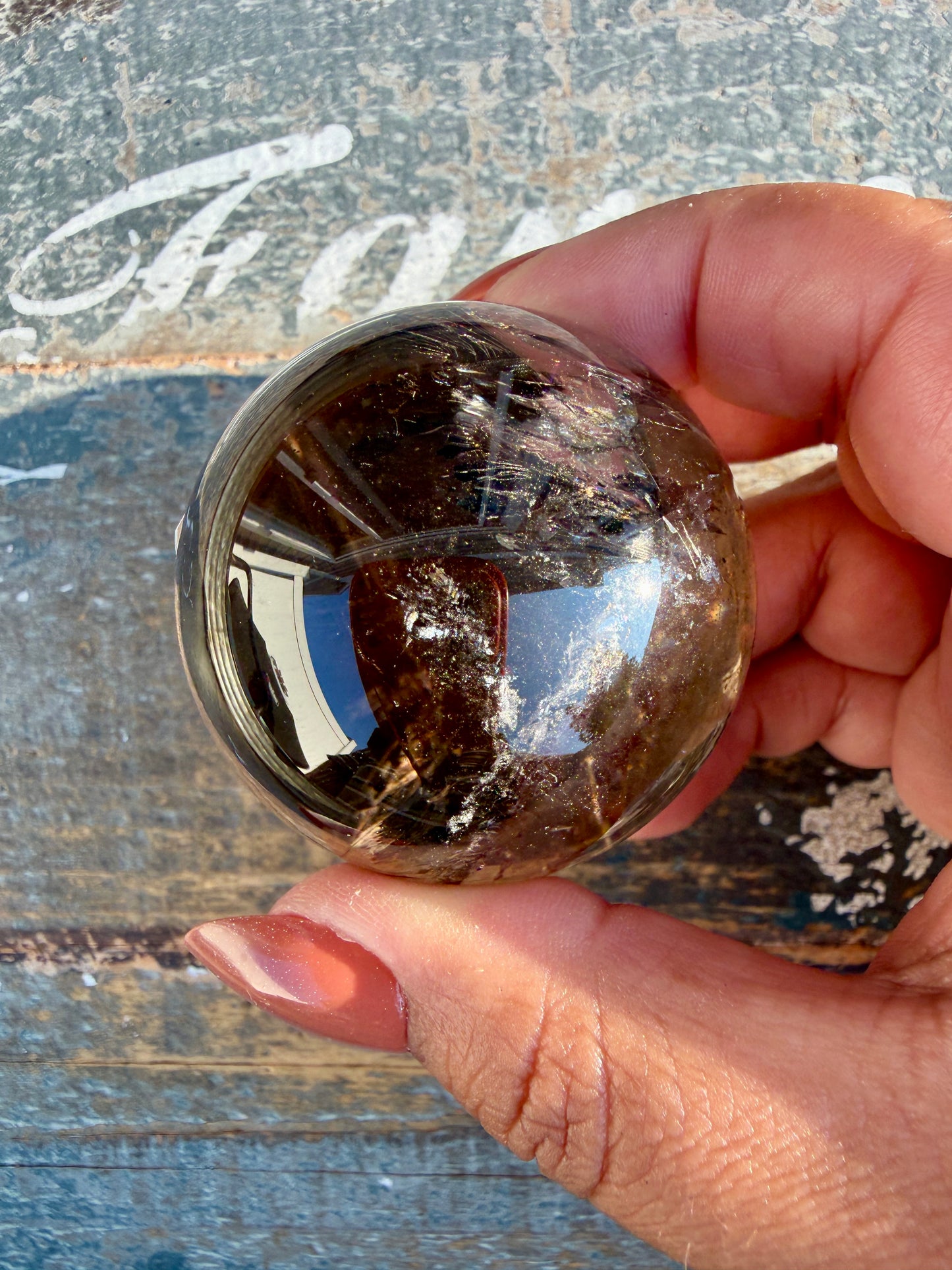 Gorgeous Smokey Quartz Sphere | Opt A