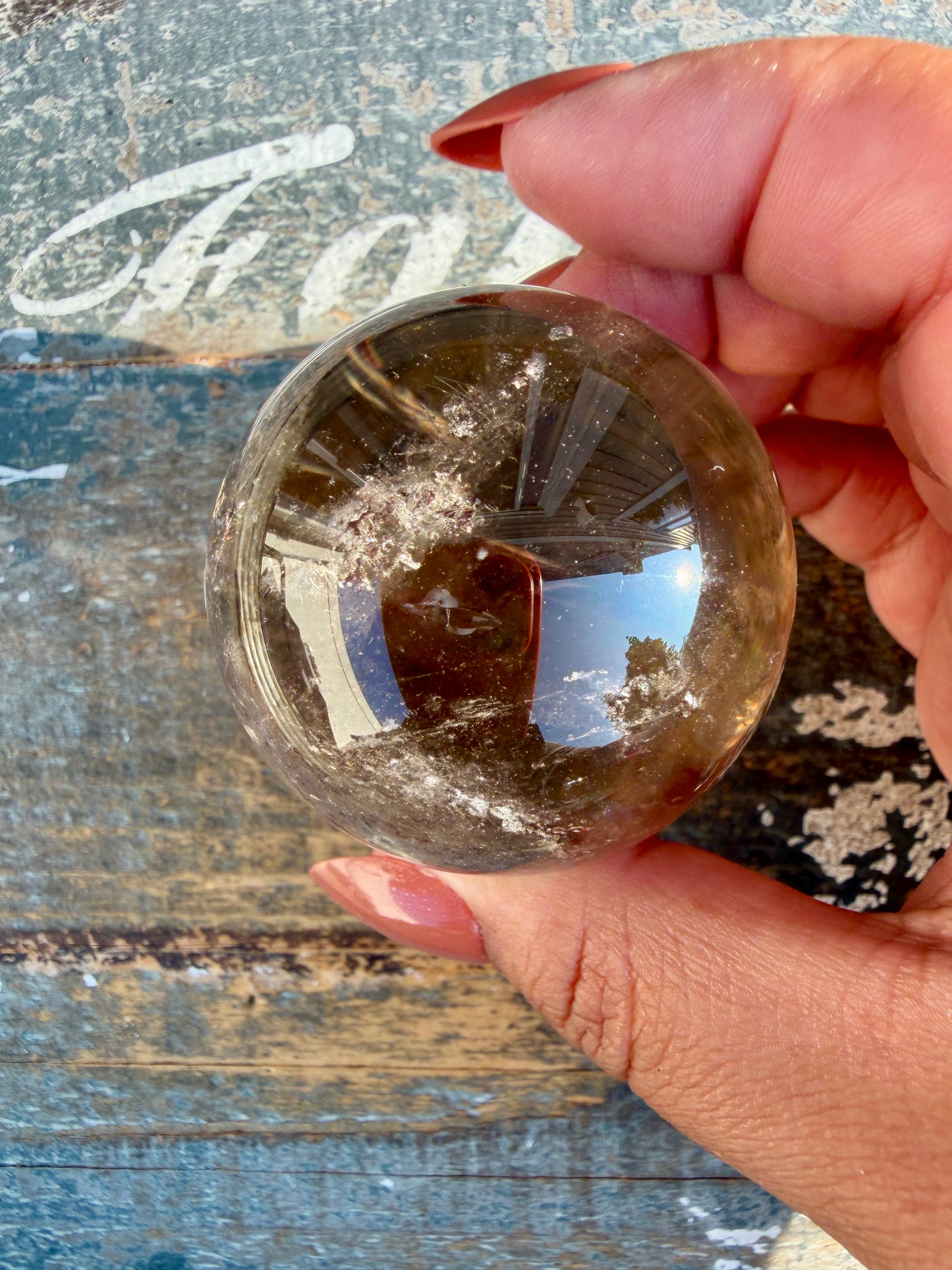 Gorgeous Smokey Quartz Sphere | Opt C