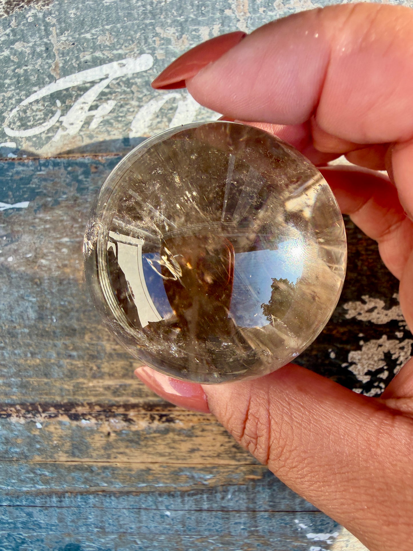 Gorgeous Smokey Quartz Sphere | Opt C