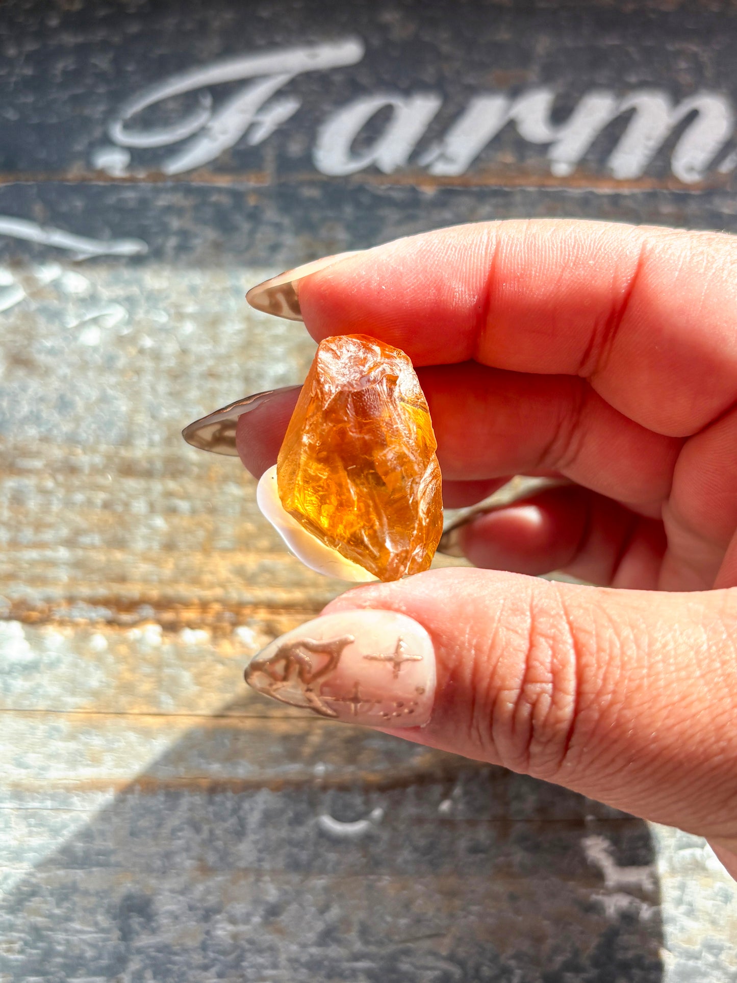 Gorgeous Gem Grade Orange Citrine Quartz from Brazil | F