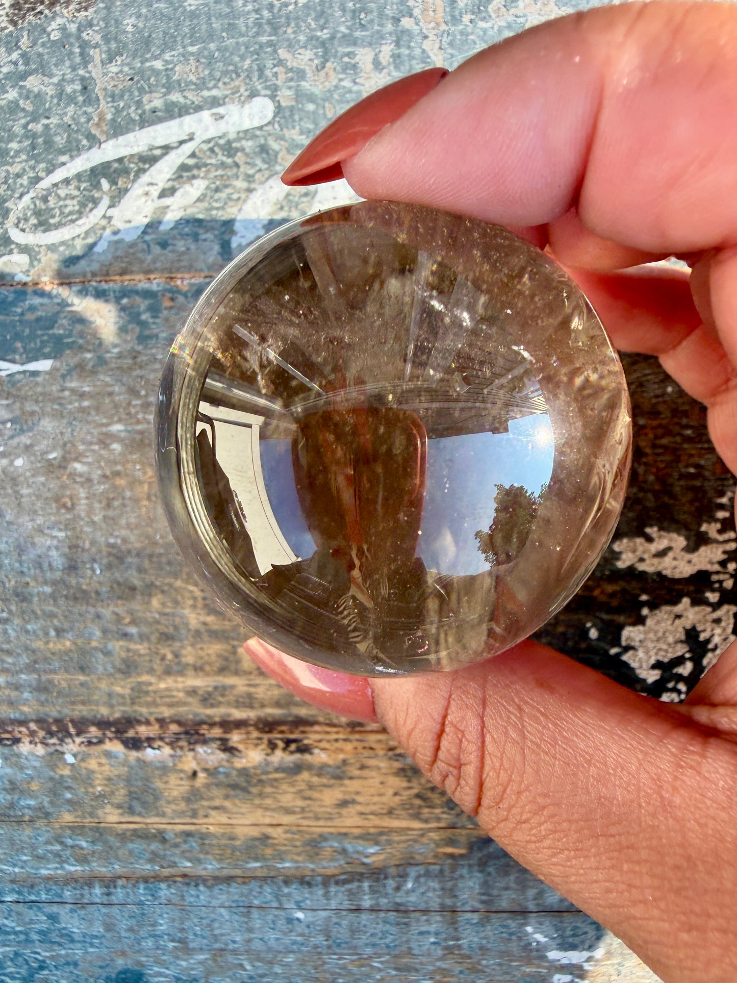 Gorgeous Smokey Quartz Sphere | Opt C