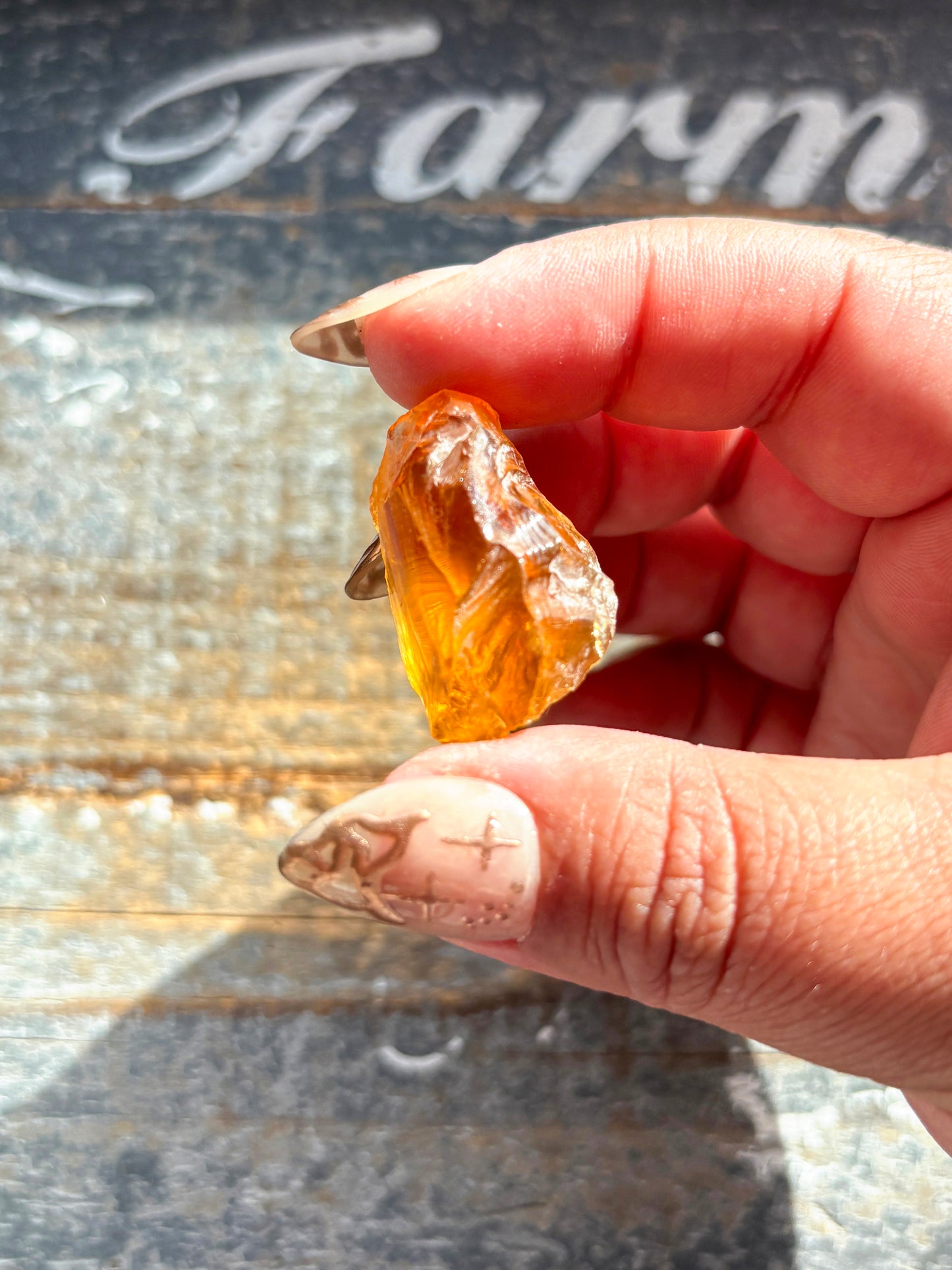 Gorgeous Gem Grade Orange Citrine Quartz from Brazil | F