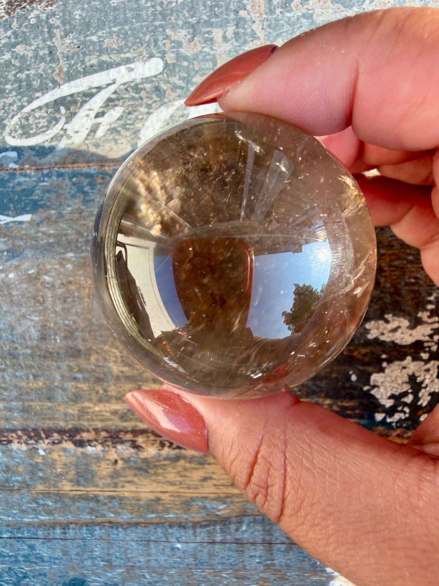Gorgeous Smokey Quartz Sphere | Opt C