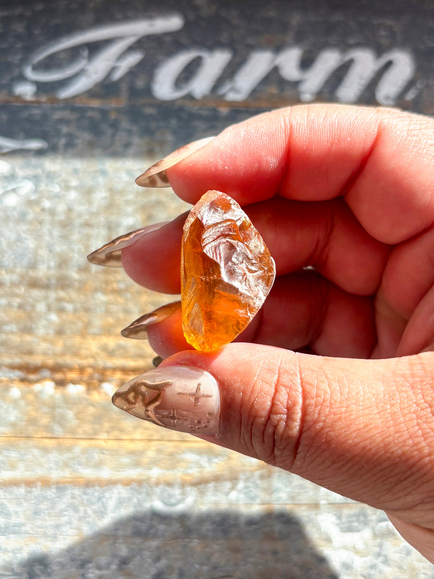 Gorgeous Gem Grade Orange Citrine Quartz from Brazil | F