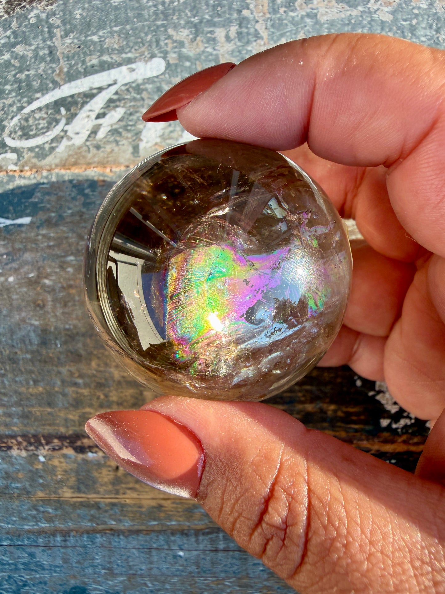 Gorgeous Smokey Quartz Sphere | Opt C