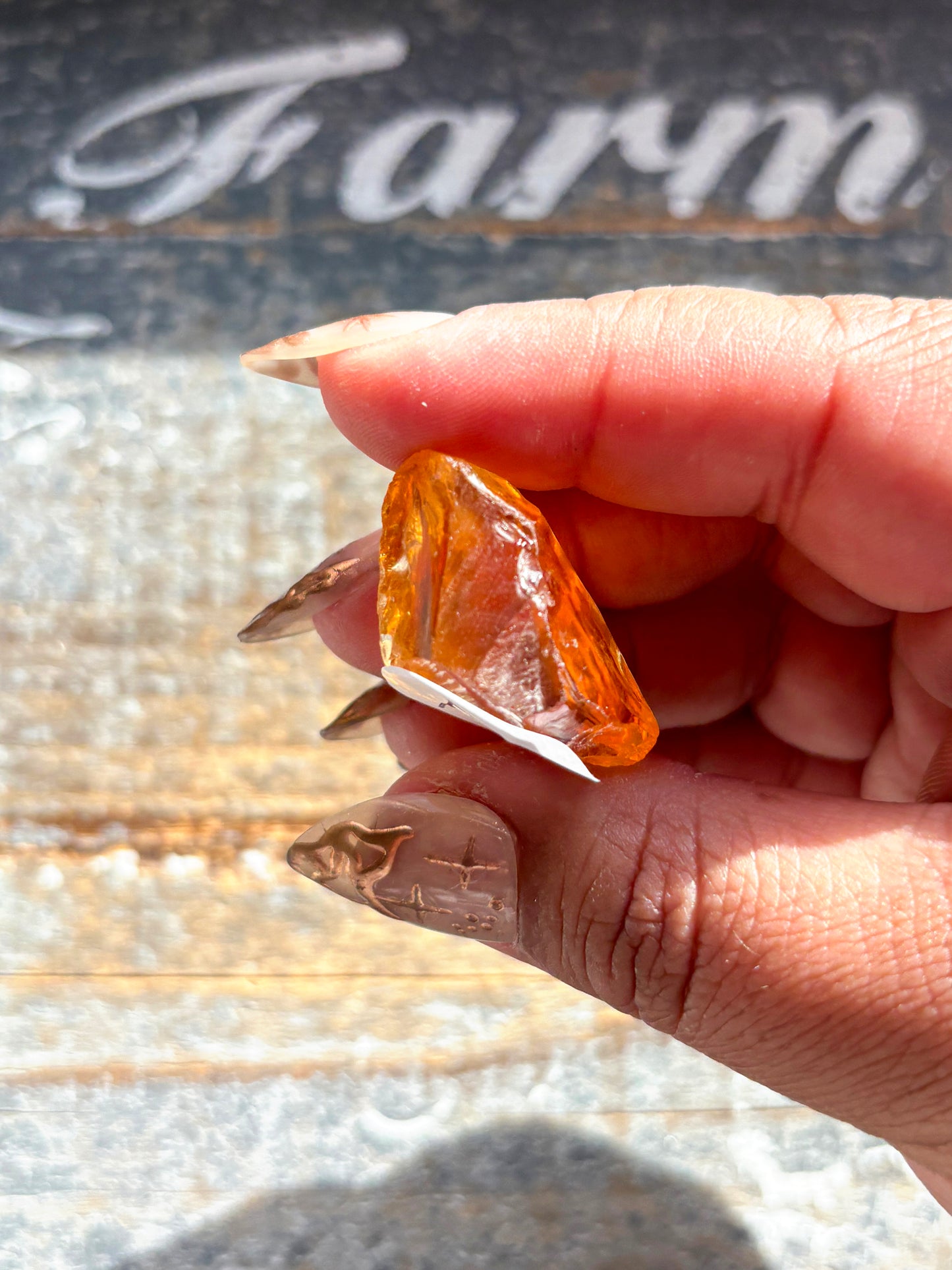 Gorgeous Gem Grade Orange Citrine Quartz from Brazil | F