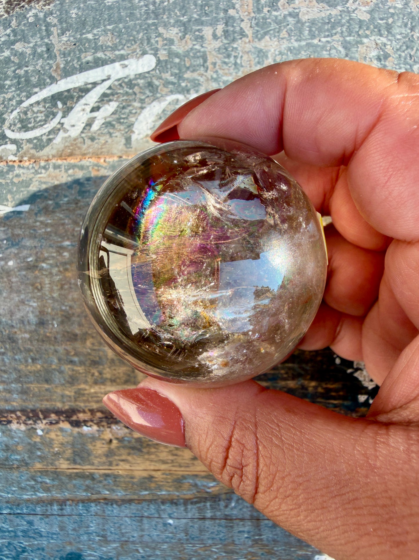 Gorgeous Smokey Quartz Sphere | Opt C