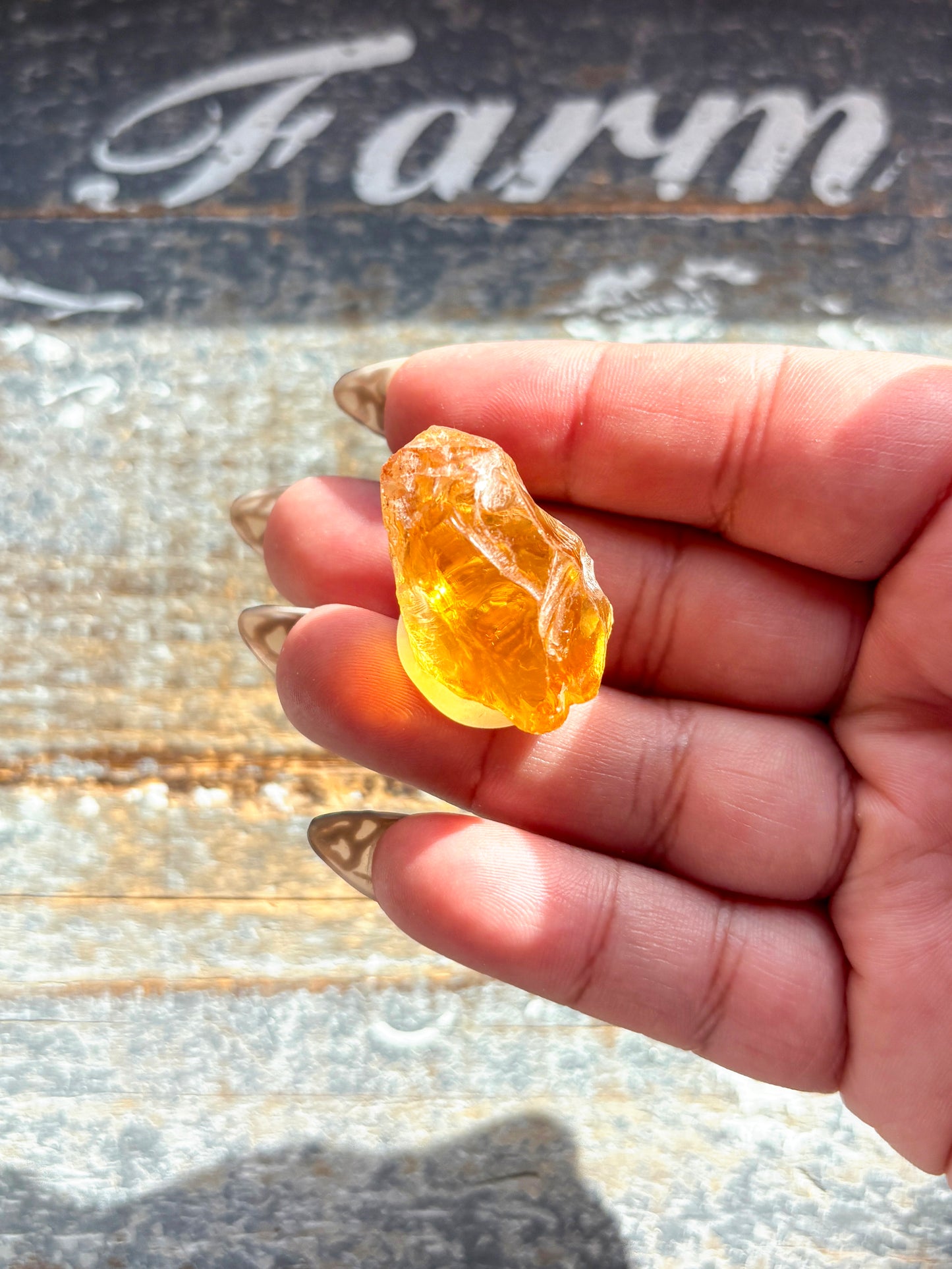 Gorgeous Gem Grade Orange Citrine Quartz from Brazil | F