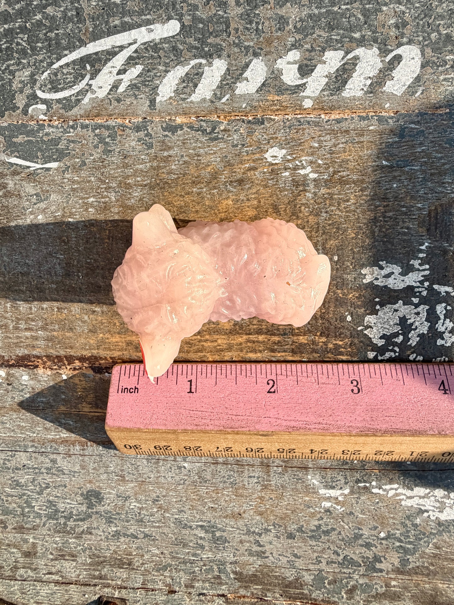 Adorable Rose Quartz Highland Cow | Opt 5