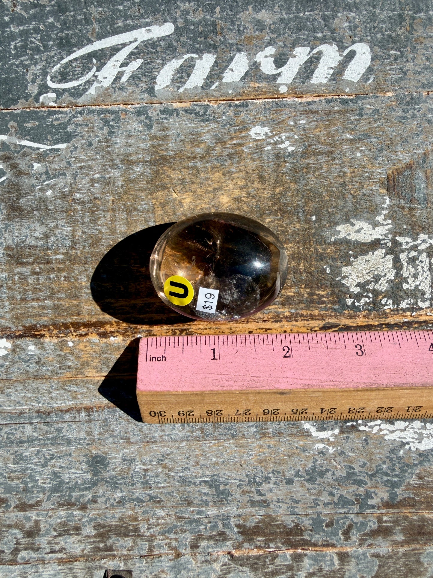 Gorgeous Smokey Quartz Palm Stone from Brazil | Opt U