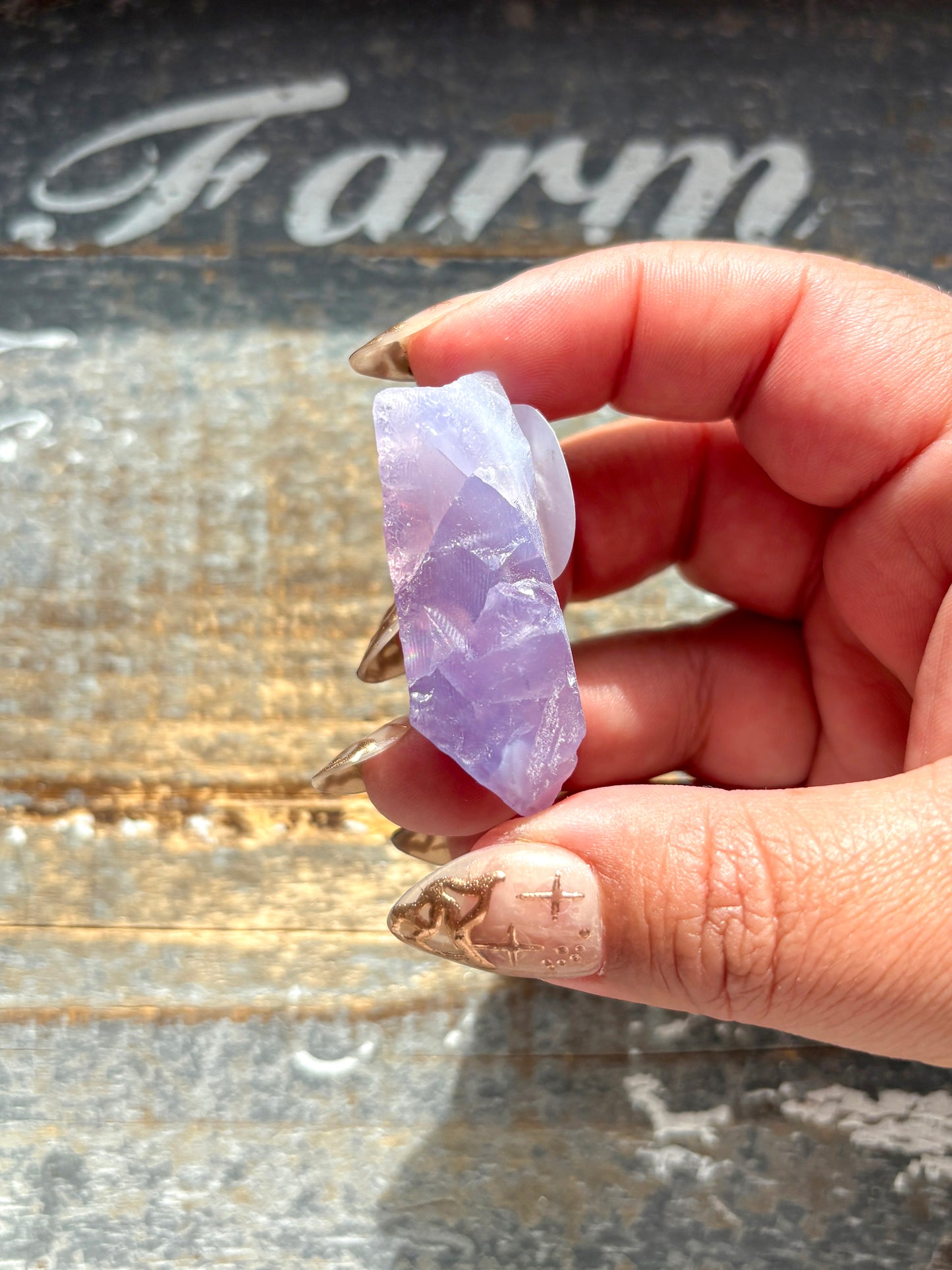 Gorgeous Lavender Moon Quartz Raw Piece (Grade AAA) from Brazil | A7