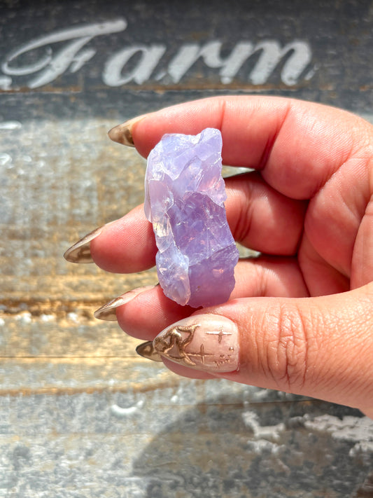 Gorgeous Lavender Moon Quartz Raw Piece (Grade AAA) from Brazil | A7