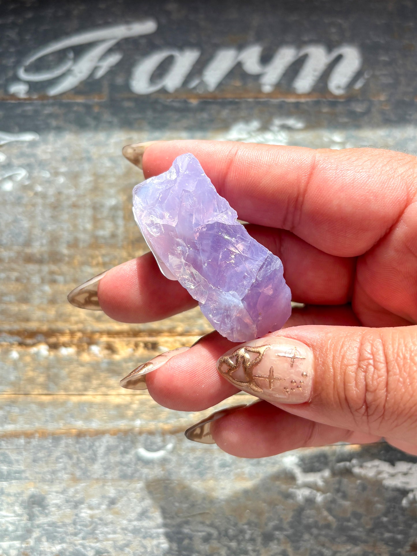 Gorgeous Lavender Moon Quartz Raw Piece (Grade AAA) from Brazil | A7