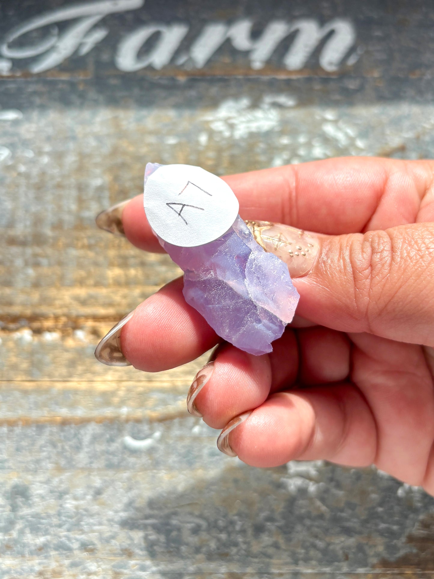 Gorgeous Lavender Moon Quartz Raw Piece (Grade AAA) from Brazil | A7