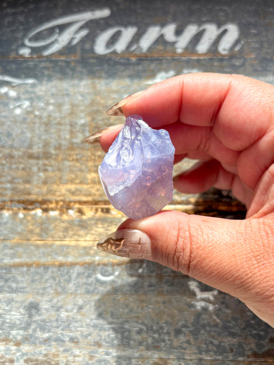 Gorgeous Lavender Moon Quartz Raw Piece (Grade AAA) from Brazil | A6