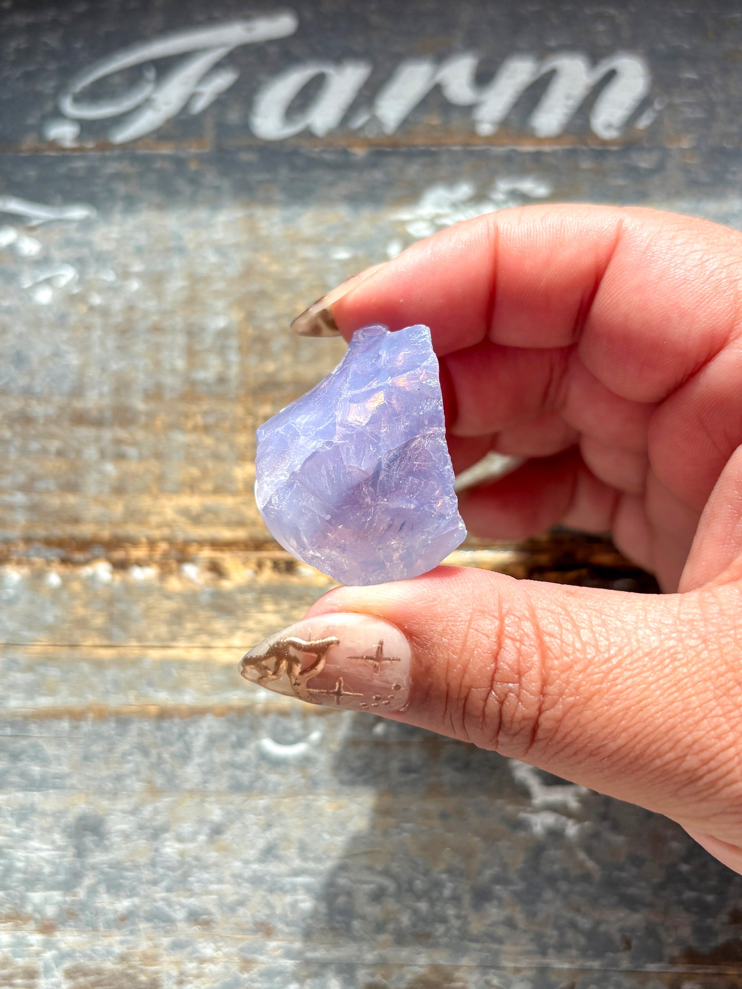 Gorgeous Lavender Moon Quartz Raw Piece (Grade AAA) from Brazil | A6