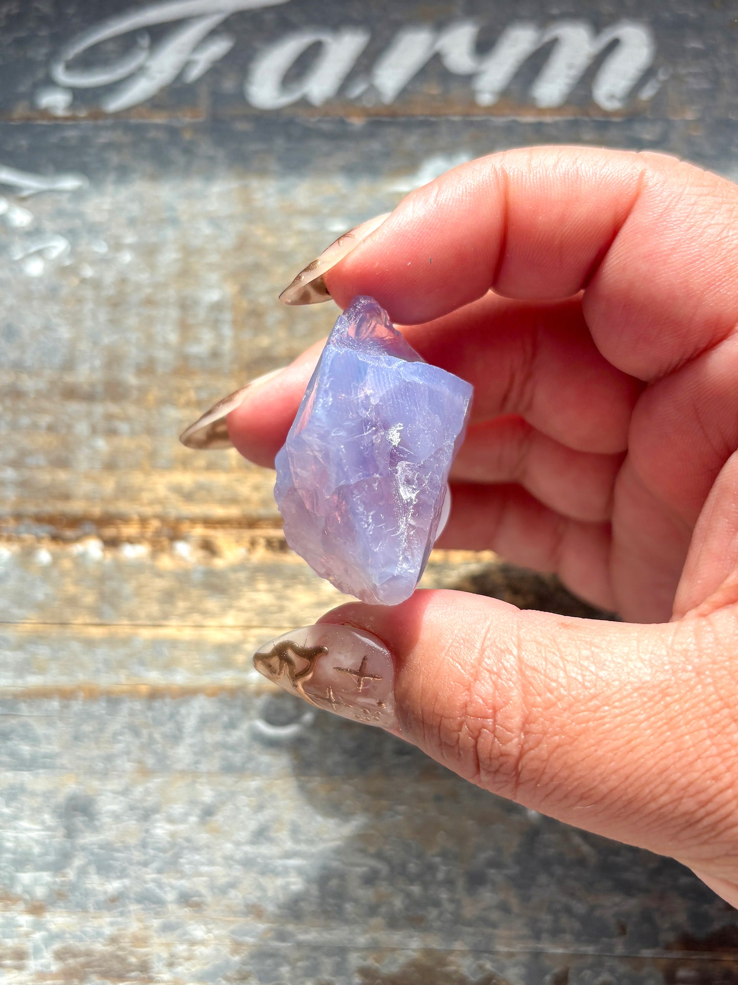 Gorgeous Lavender Moon Quartz Raw Piece (Grade AAA) from Brazil | A6