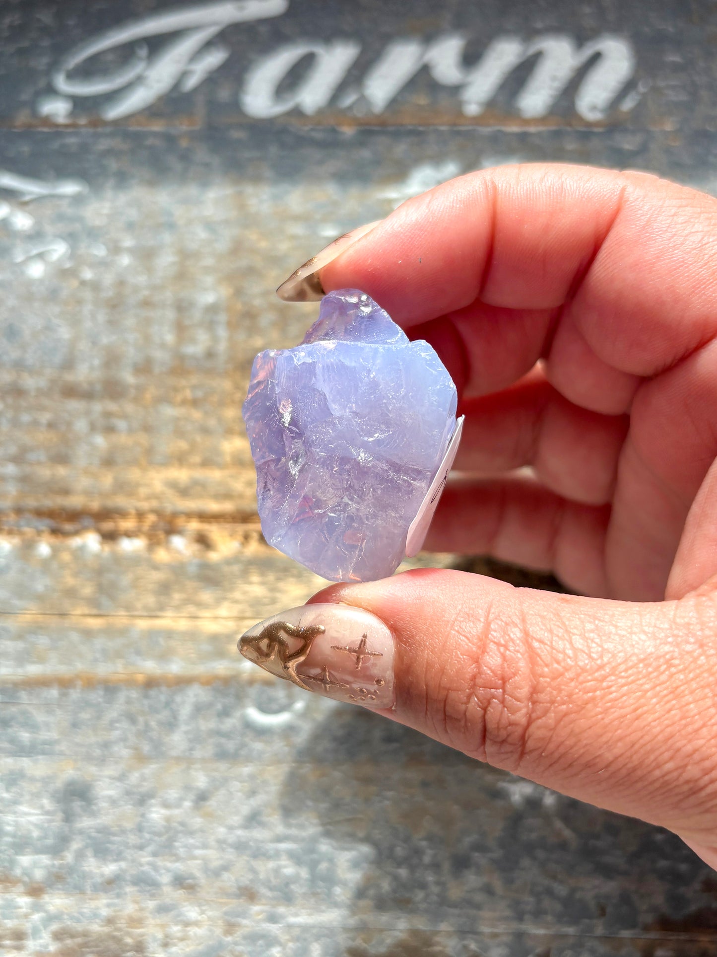 Gorgeous Lavender Moon Quartz Raw Piece (Grade AAA) from Brazil | A6