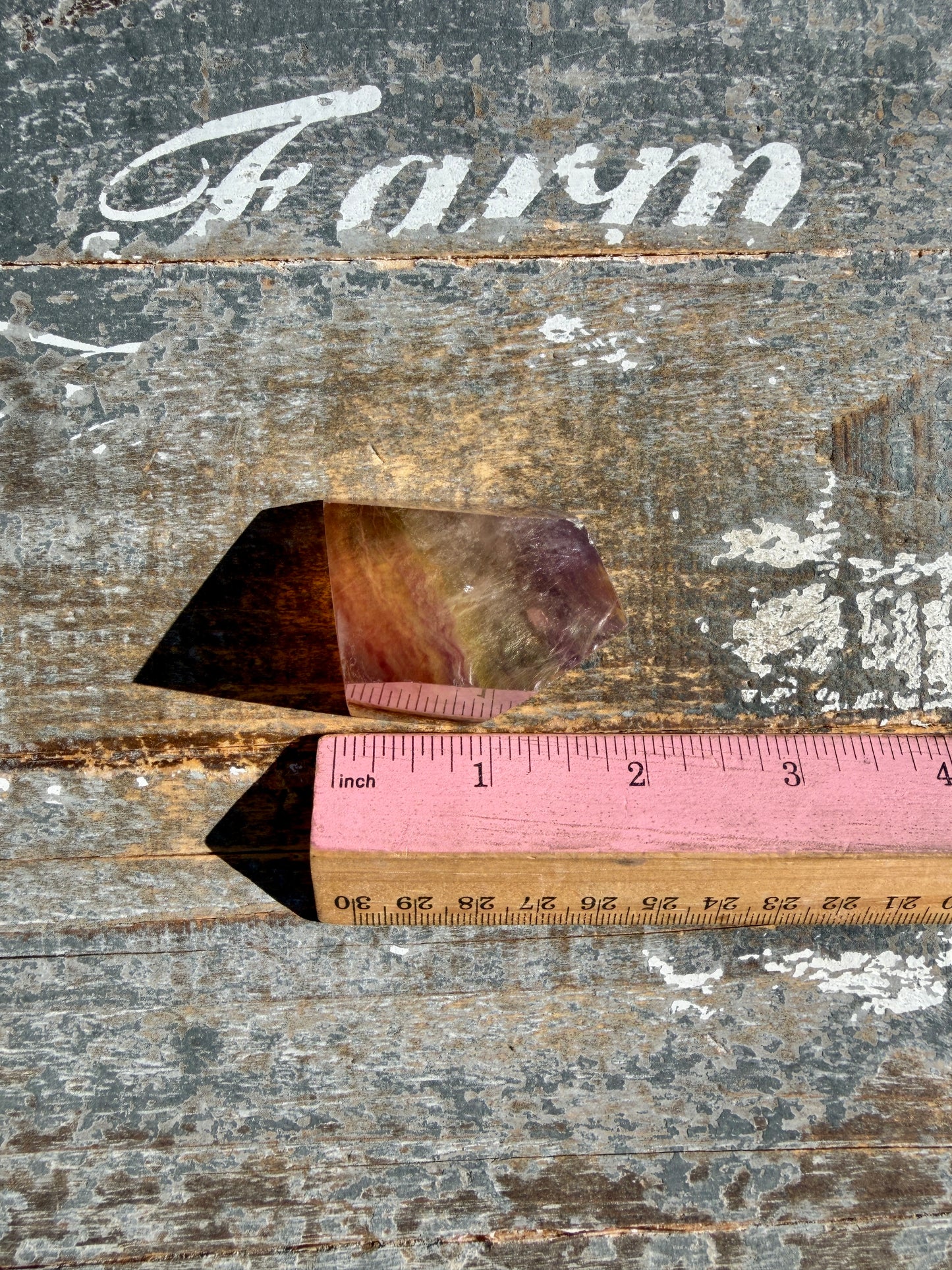 Gorgeous Candy Fluorite Freeform | Opt E