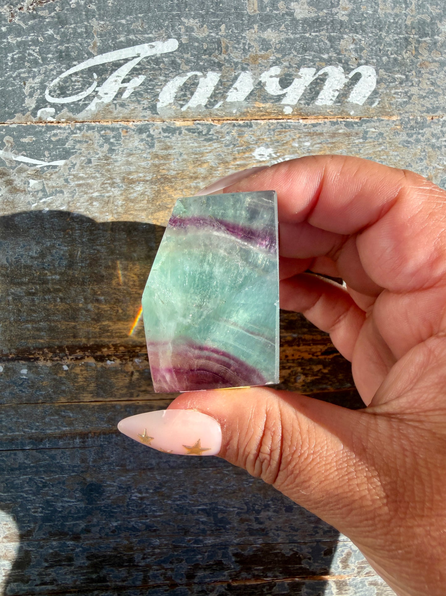 Gorgeous Candy Fluorite Freeform | Opt D