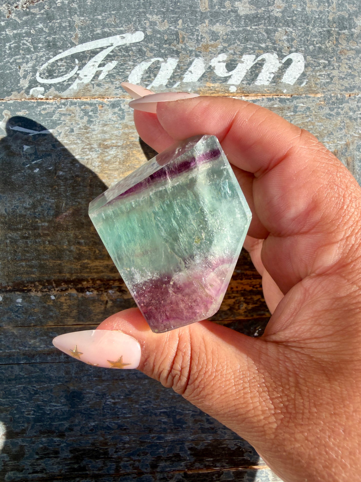 Gorgeous Candy Fluorite Freeform | Opt D