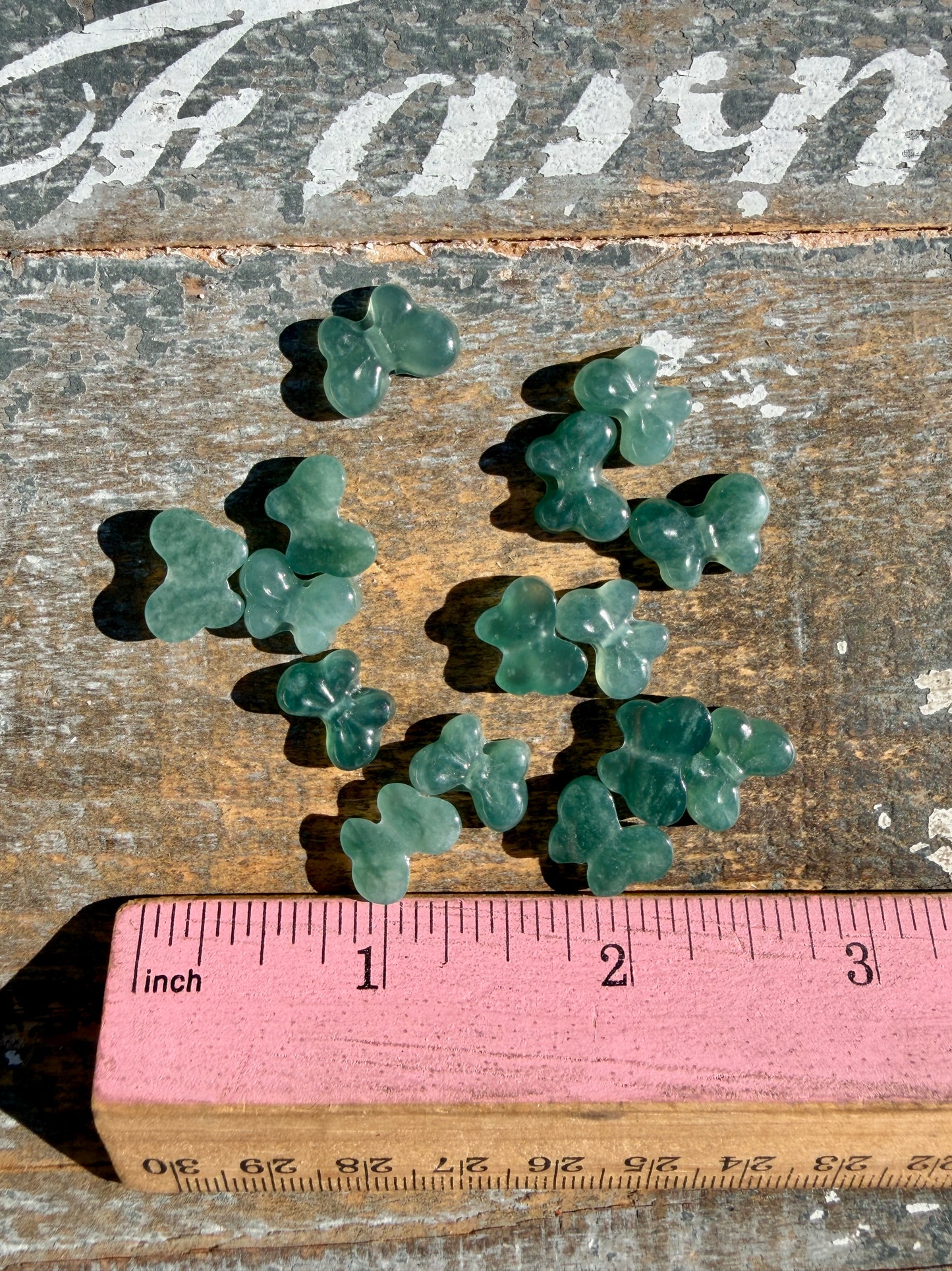 Blue Water Jade Mini Bow (can be used as a pendent) | Intuitively Chosen