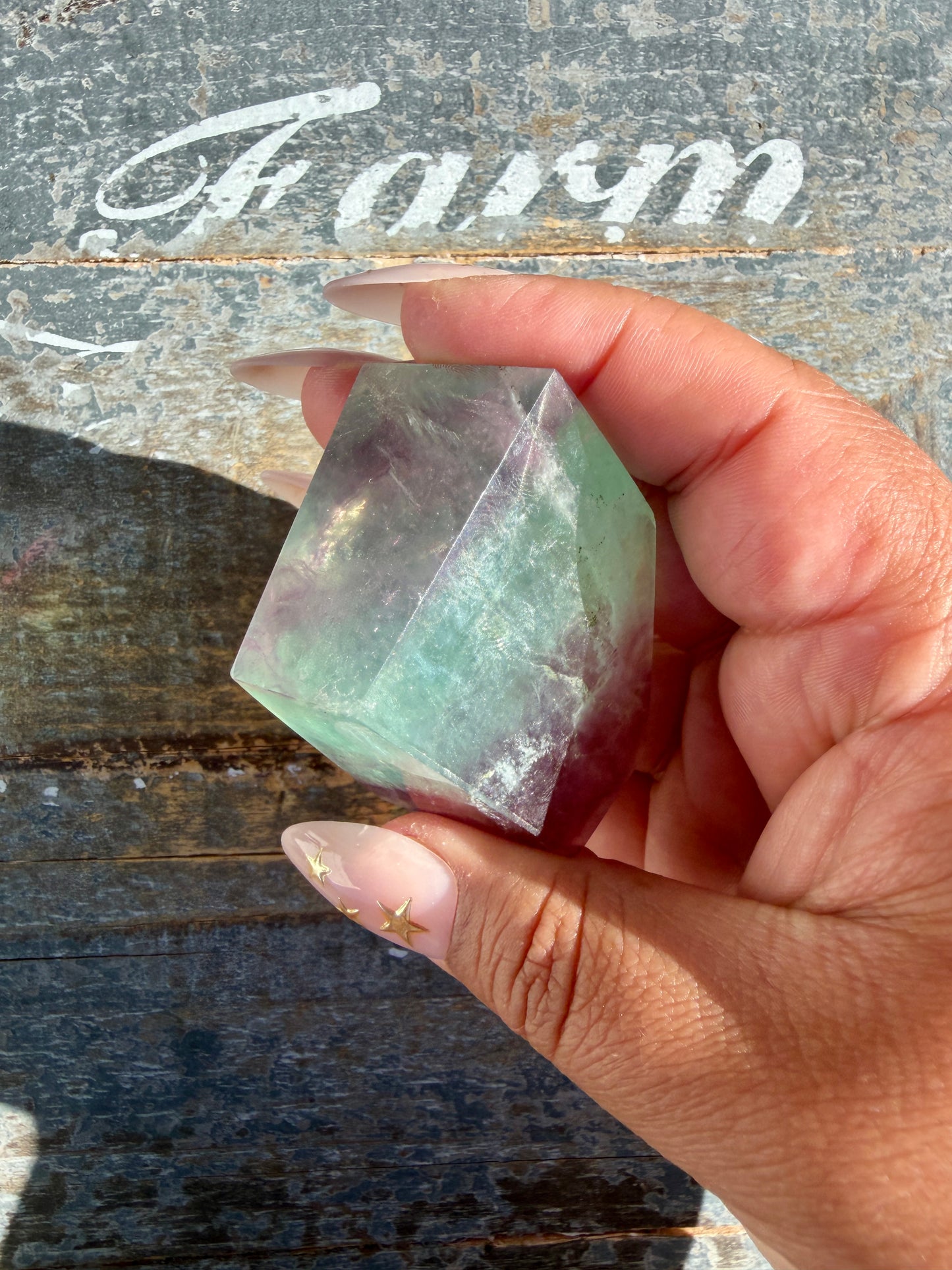 Gorgeous Candy Fluorite Freeform | Opt D