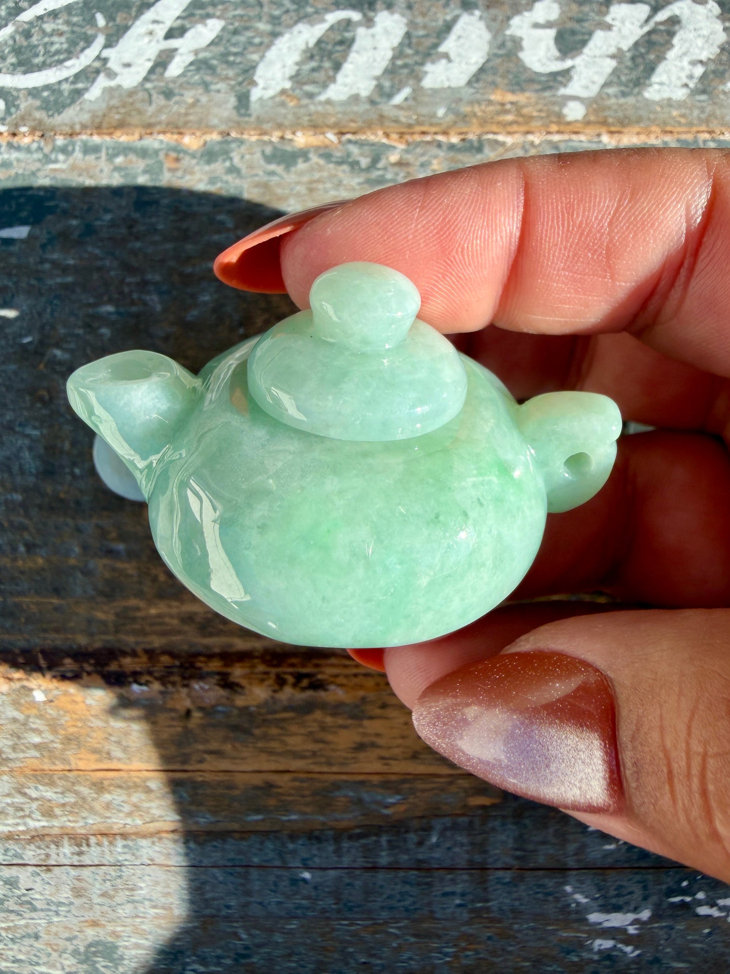 Blue Water Jade Mini Tea Set | Opt Z (4 mini cups and teapot)